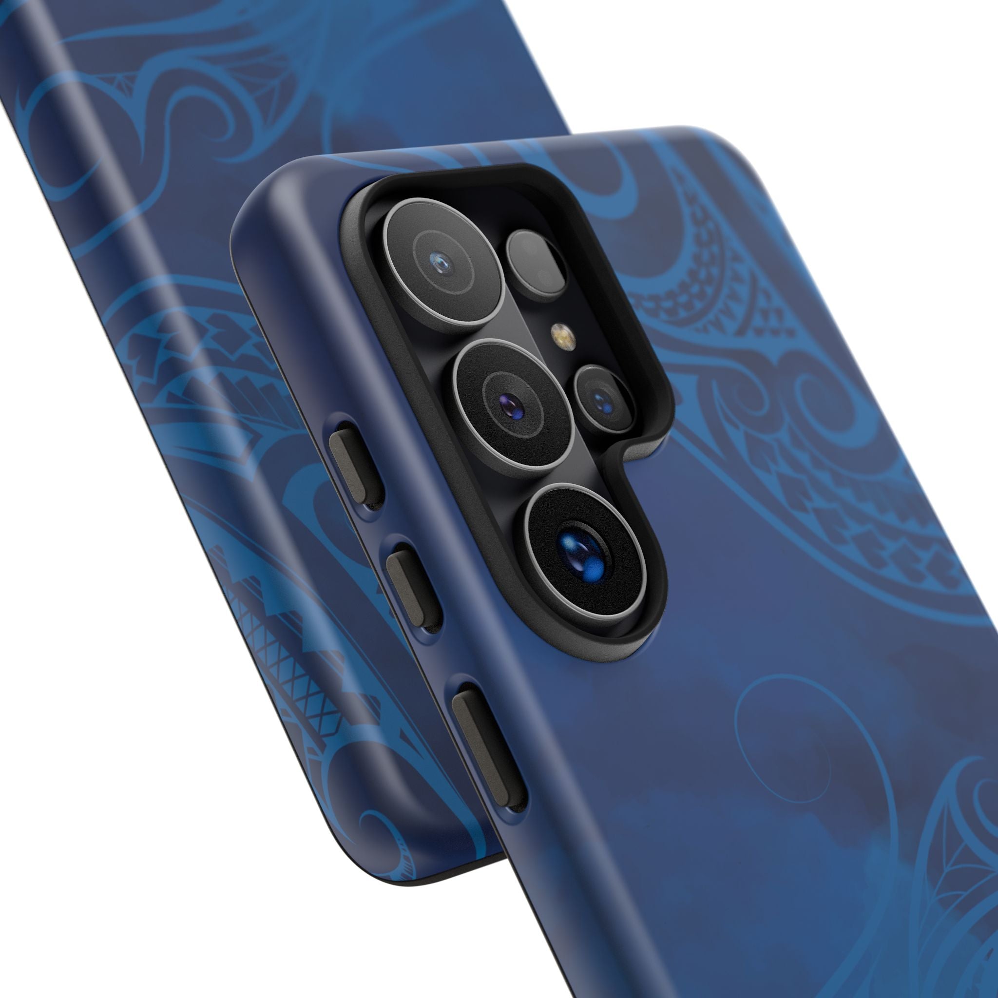 Kai Legacy Tough Samsung Galaxy Case Side View - Dual Layer Drop Protection Hawaiian Phone Case - The Local Banyan
