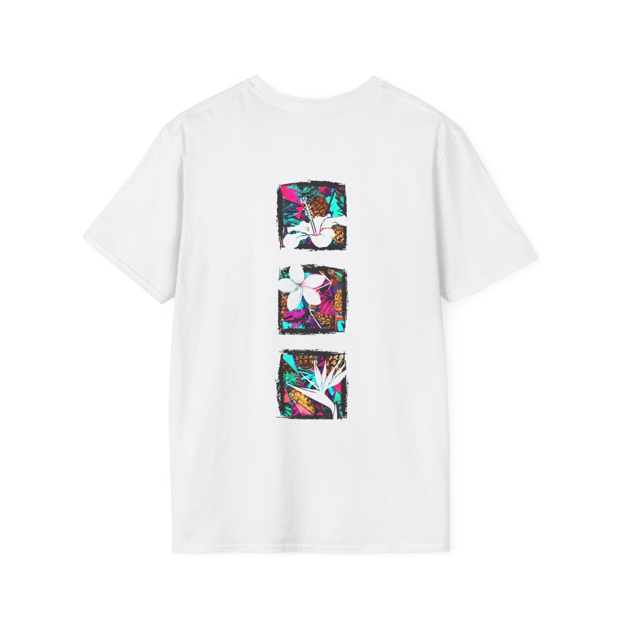 Pineapple Blossom Triad Soft Style Tee T-Shirt White S