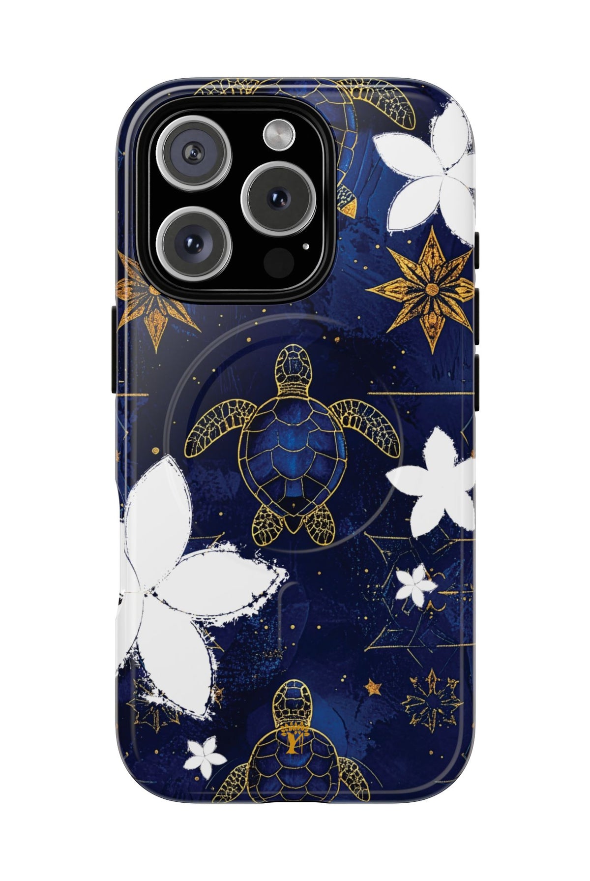 Tapa Hoku Honu Magnetic Case for iPhone iPhone 16 Pro Glossy The Local Banyan