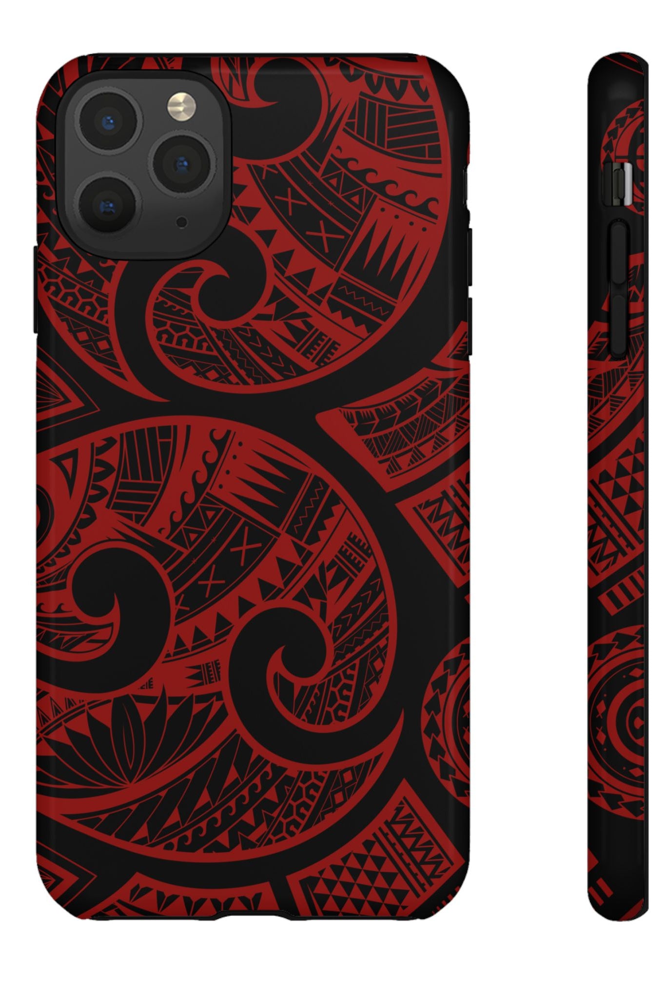Island Tribal Red Tough Case for iPhone Phone Case The Local Banyan