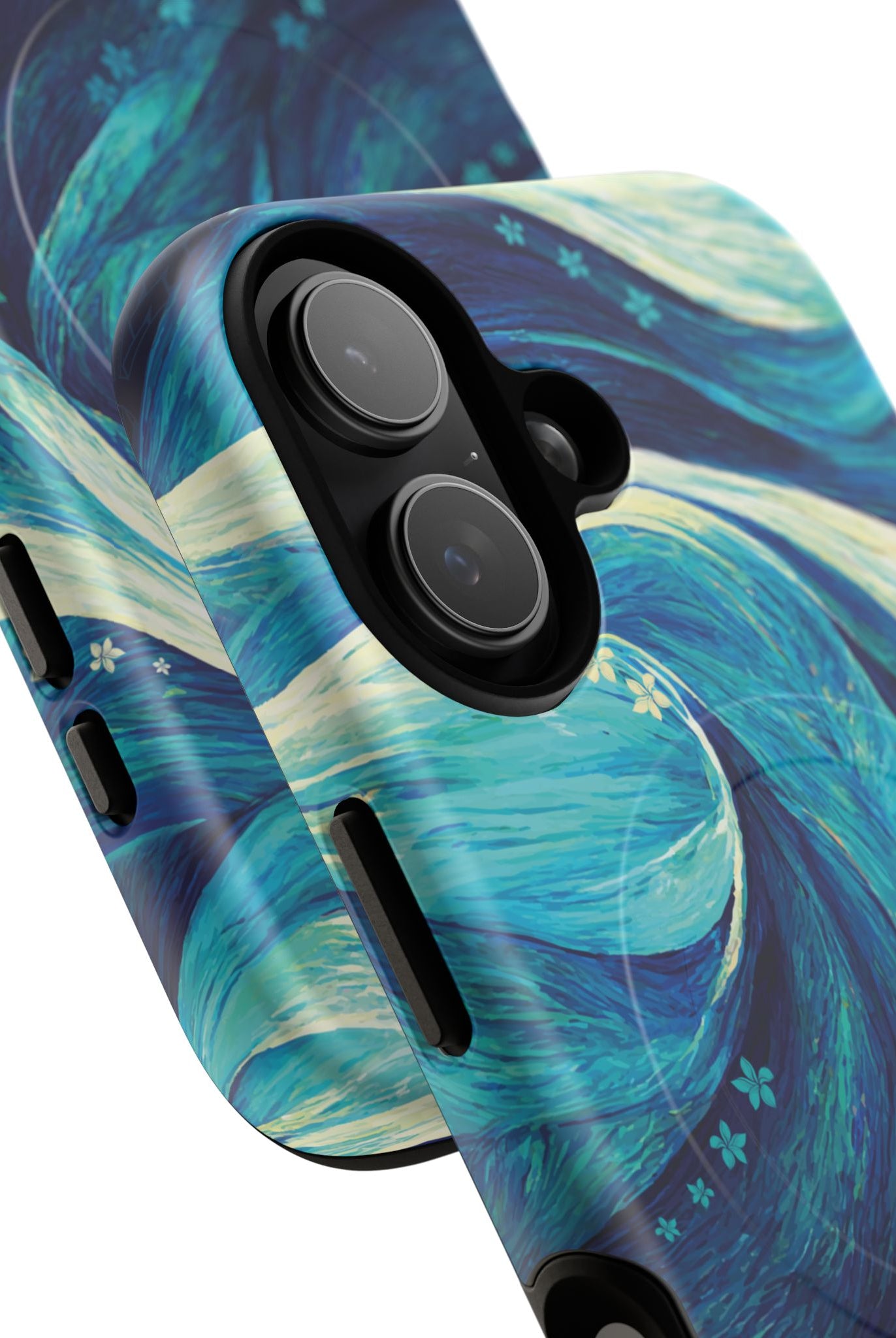 Eternal Mana MagSafe iPhone Case Side View - Dual Layer Drop Protection Hawaiian Phone Case - The Local Banyan
