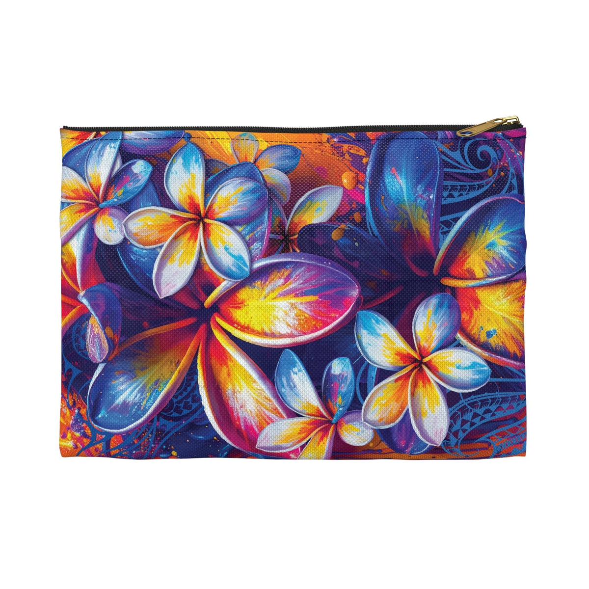 Sunset Ink Travel Pouch Small Black zipper The Local Banyan