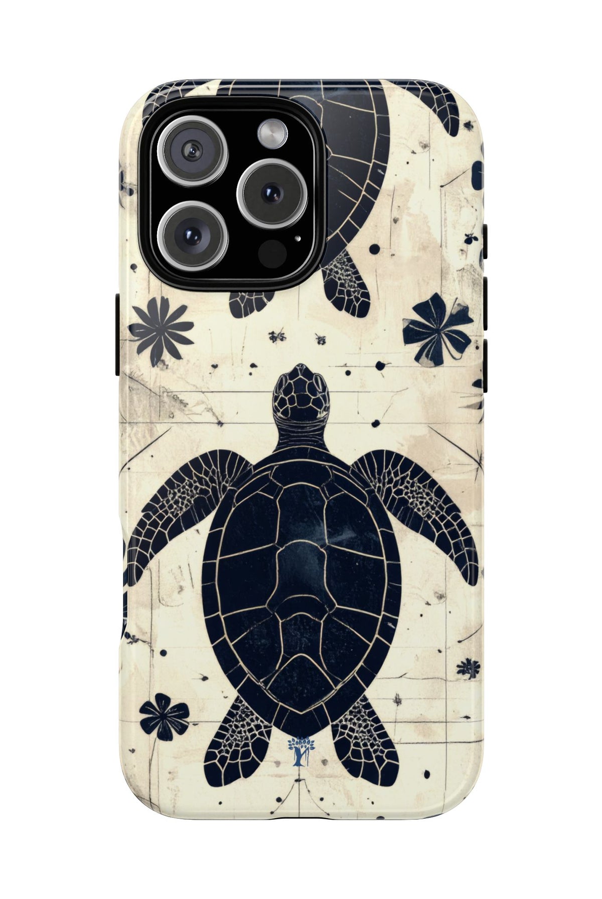 Tapa Keʻa Honu Tough Case for iPhone iPhone 16 Pro Max Glossy The Local Banyan