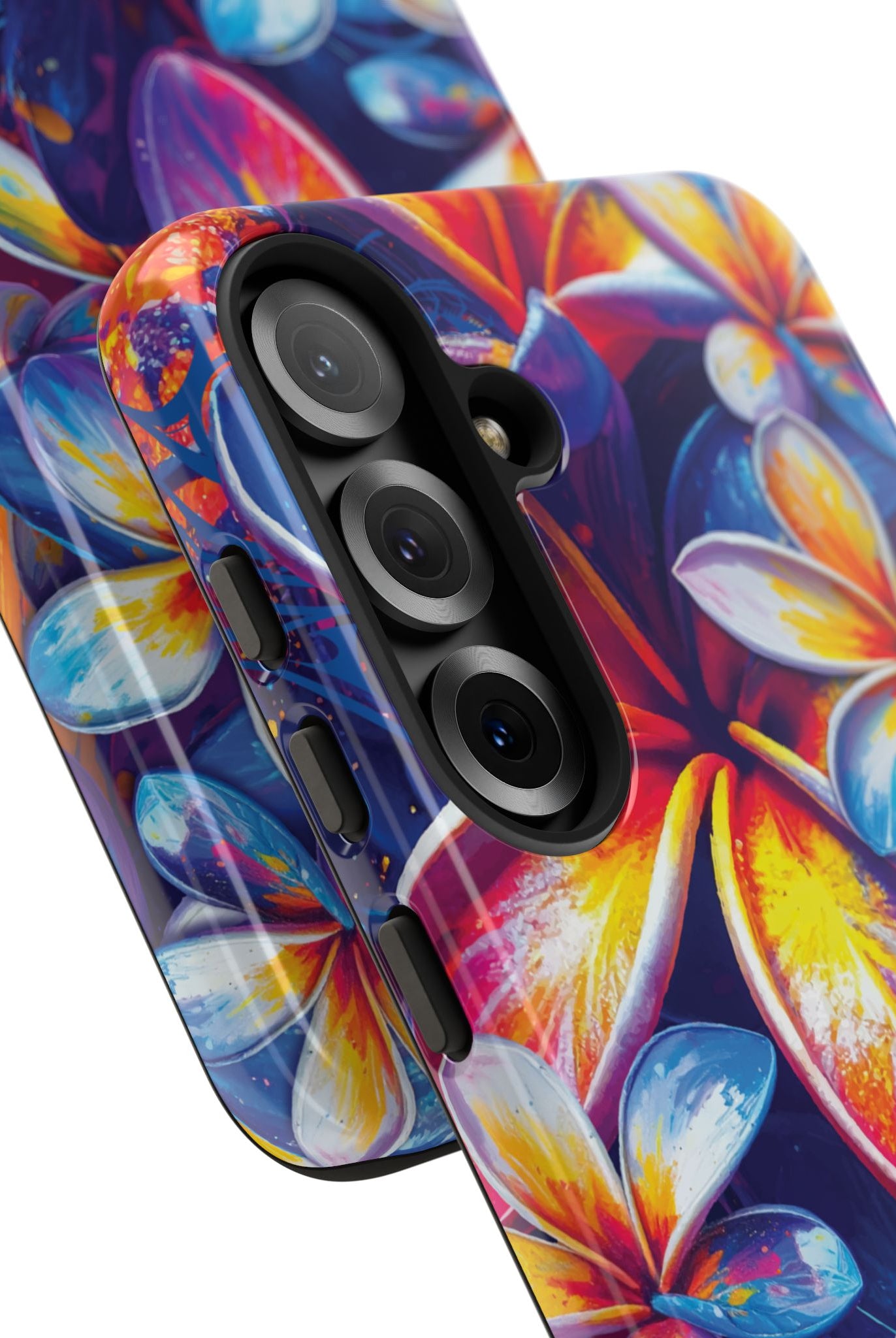 Sunset Ink Tough Samsung Galaxy Case Side View - Dual Layer Drop Protection Hawaiian Phone Case - The Local Banyan