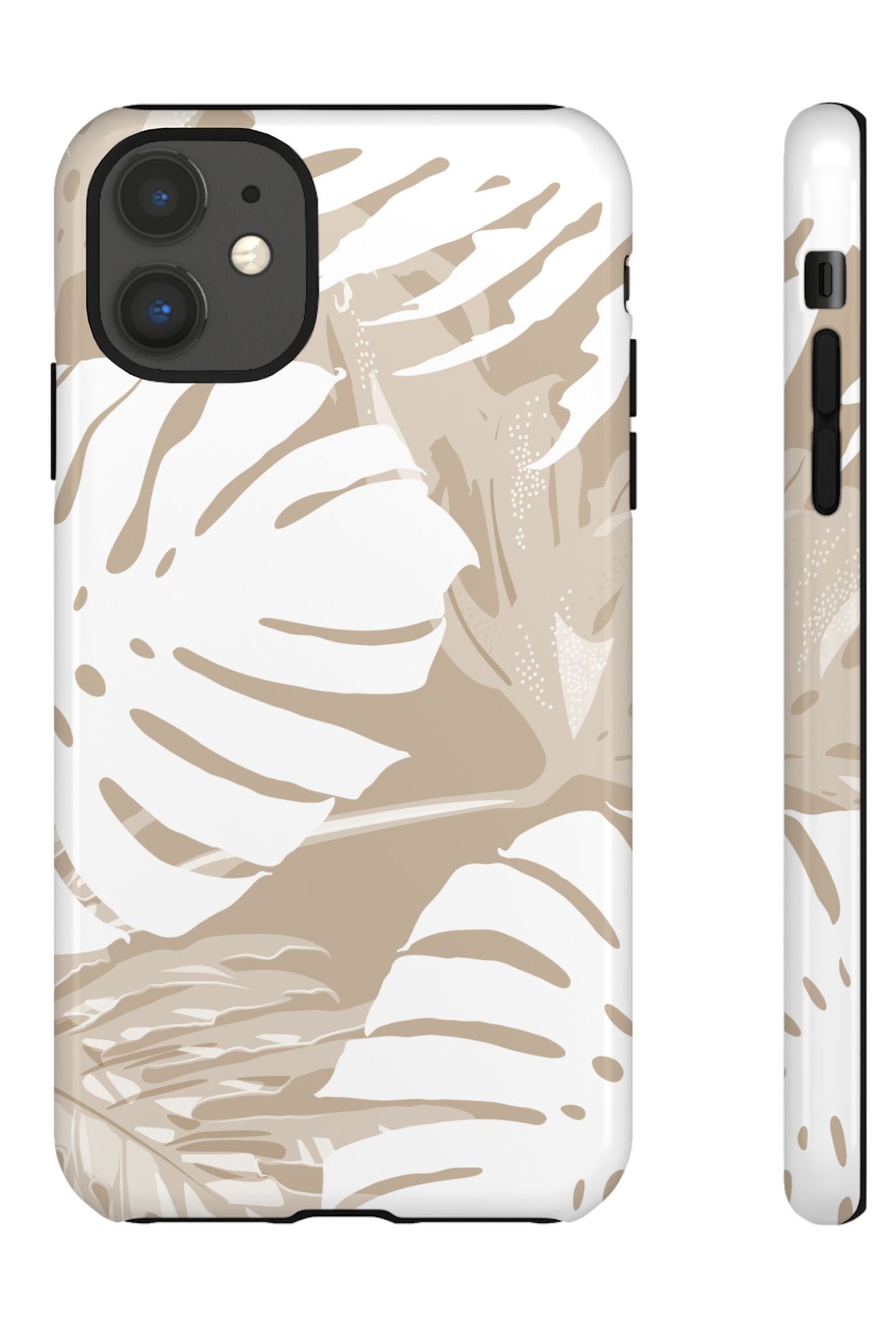 Exotic Monstera Tough Case for iPhone Phone Case The Local Banyan iPhone 11 Glossy
