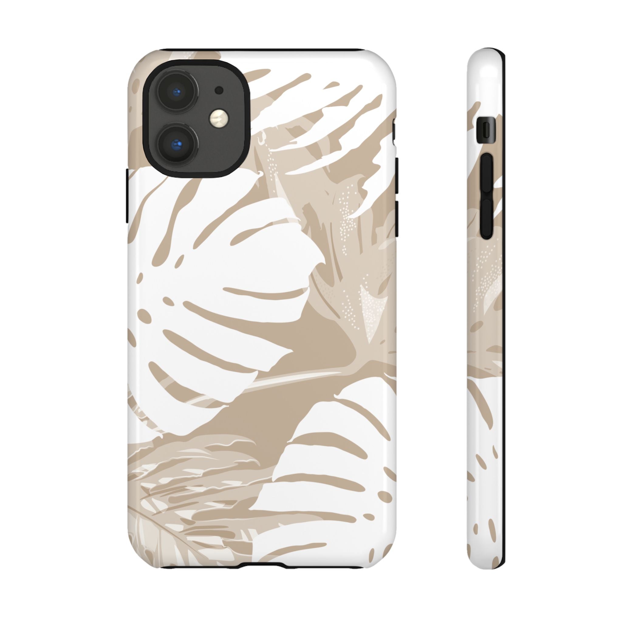 Exotic Monstera Tough Case for iPhone Phone Case The Local Banyan iPhone 11 Glossy