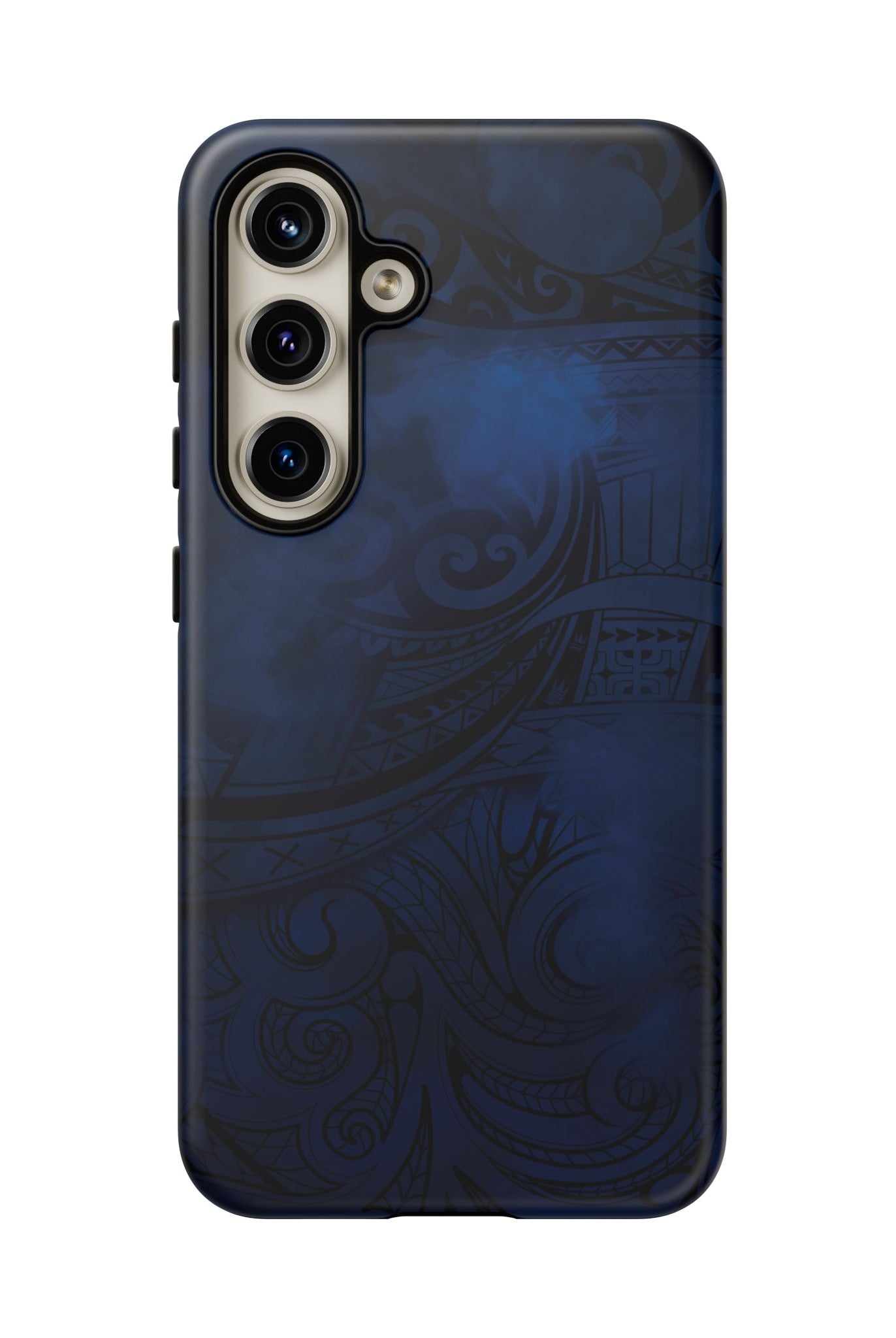 Midnight Essence Tough Samsung Galaxy Case Side View - Dual Layer Drop Protection Hawaiian Phone Case - The Local Banyan