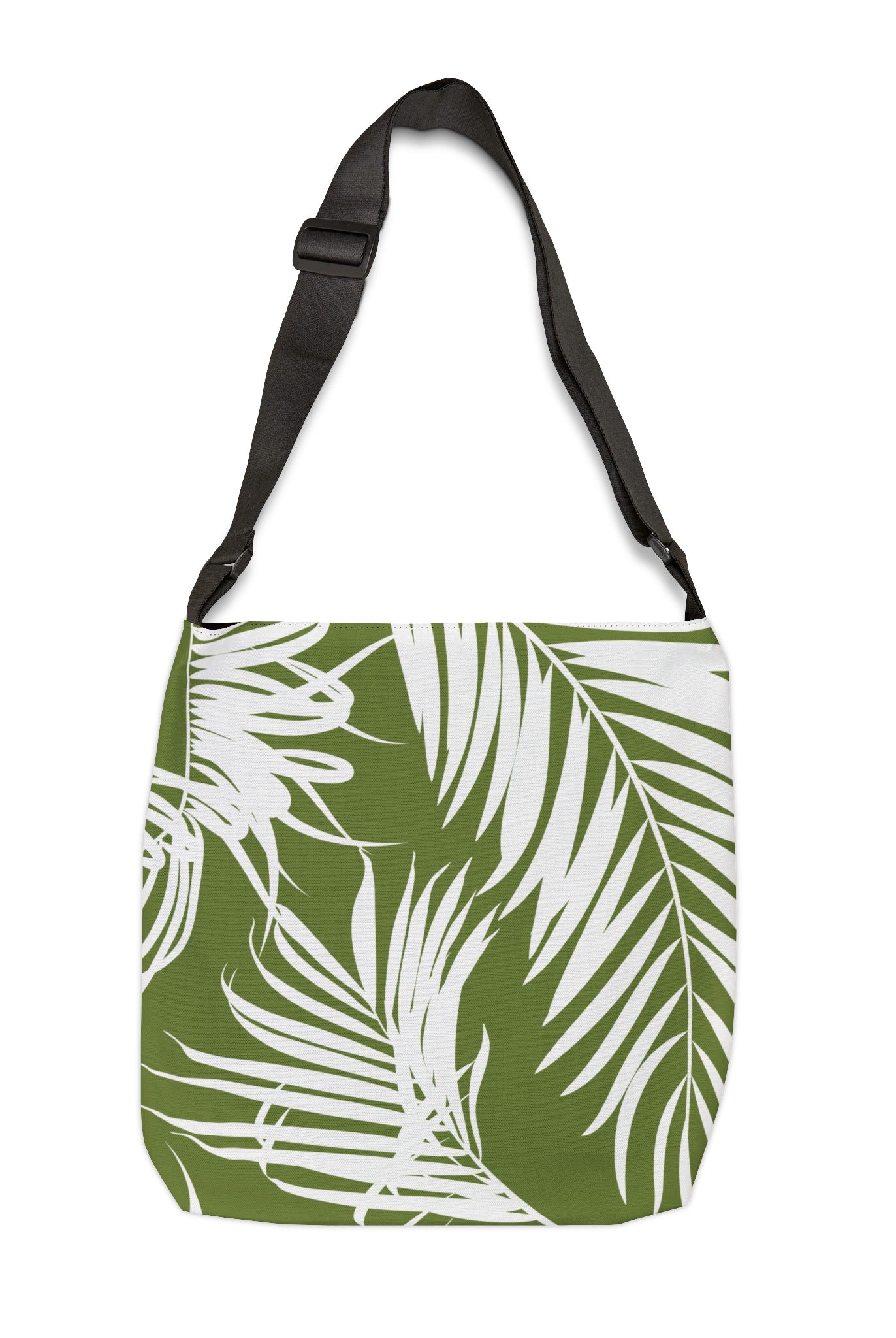 Tropical Palms Tote Bag with Adjustable Strap Totes 18" × 18''