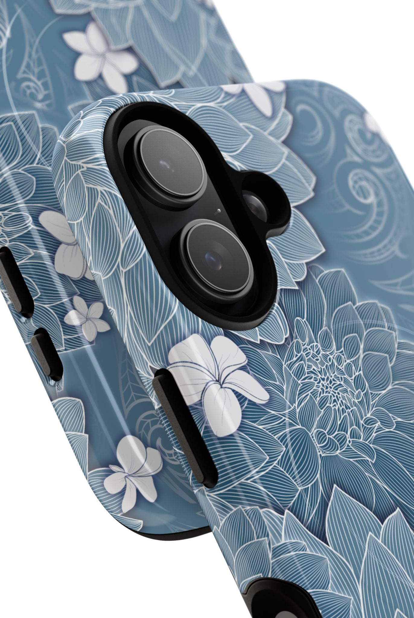 Pua La MagSafe iPhone Case Side View - Dual Layer Drop Protection Hawaiian Phone Case - The Local Banyan