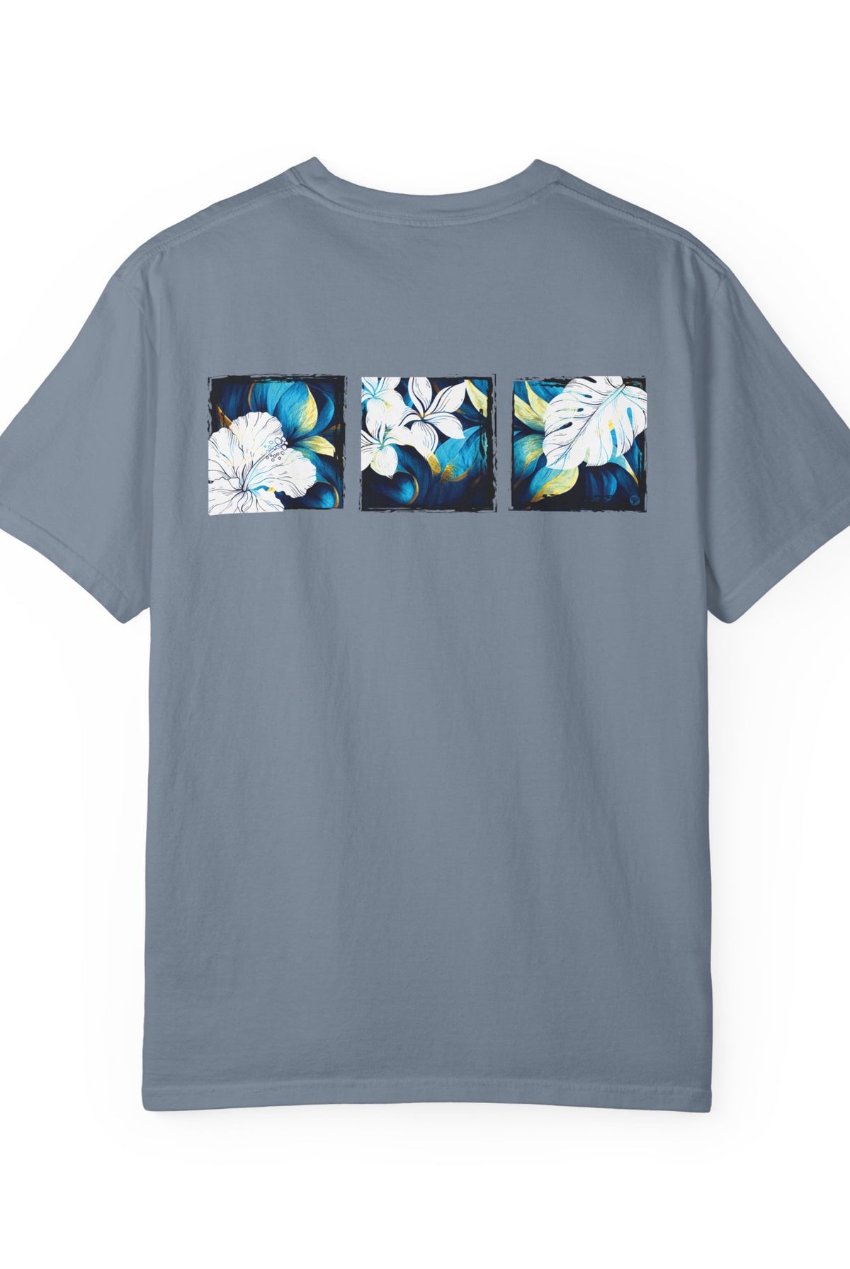 Coastal Bloom Garment Dyed Tee Red S The Local Banyan