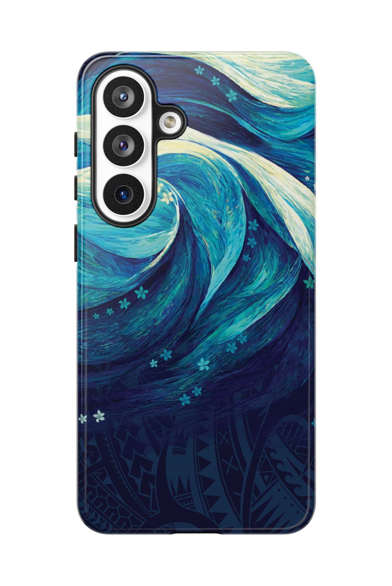 Eternal Mana Tough Samsung Galaxy Case Side View - Dual Layer Drop Protection Hawaiian Phone Case - The Local Banyan