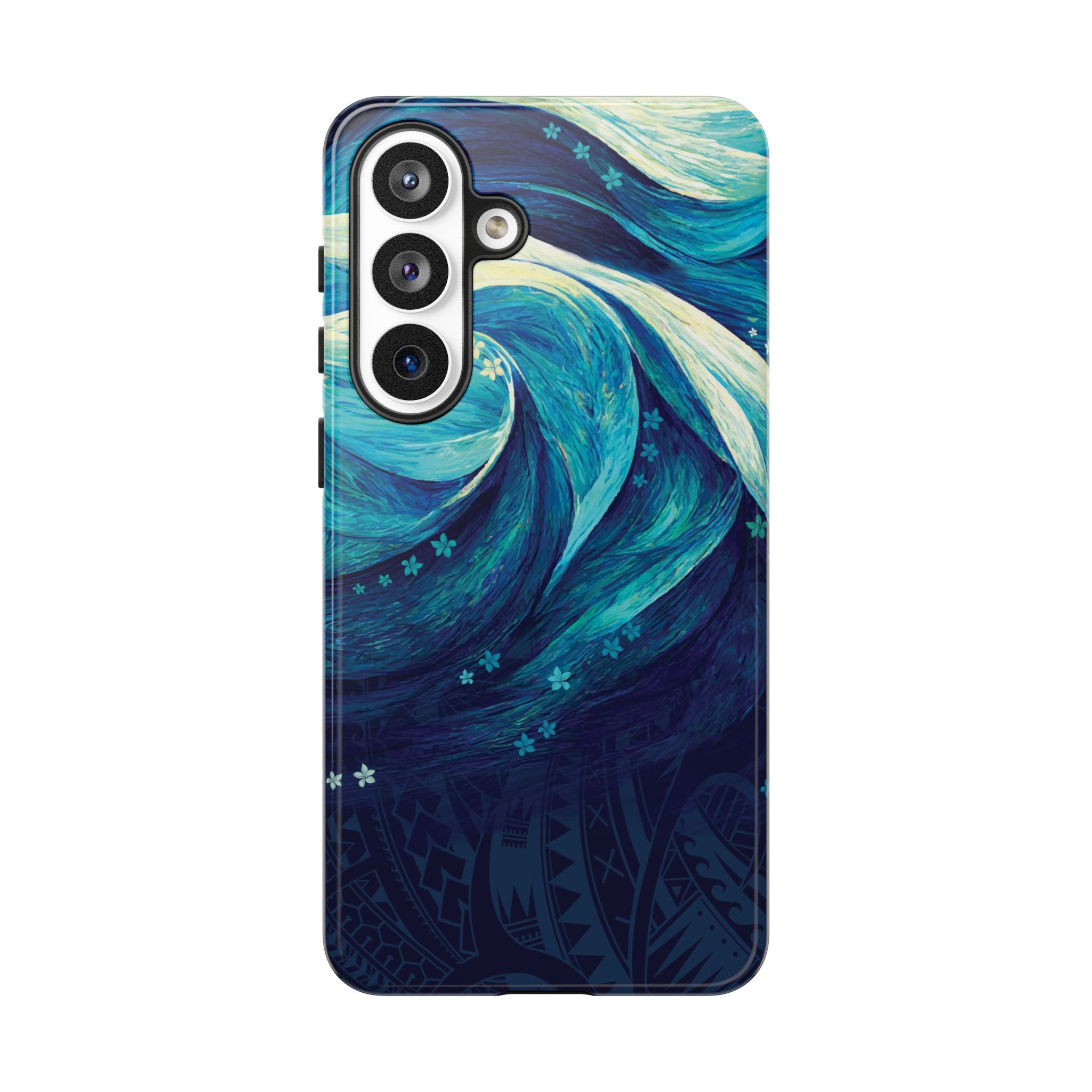 Eternal Mana Tough Samsung Galaxy Case Side View - Dual Layer Drop Protection Hawaiian Phone Case - The Local Banyan