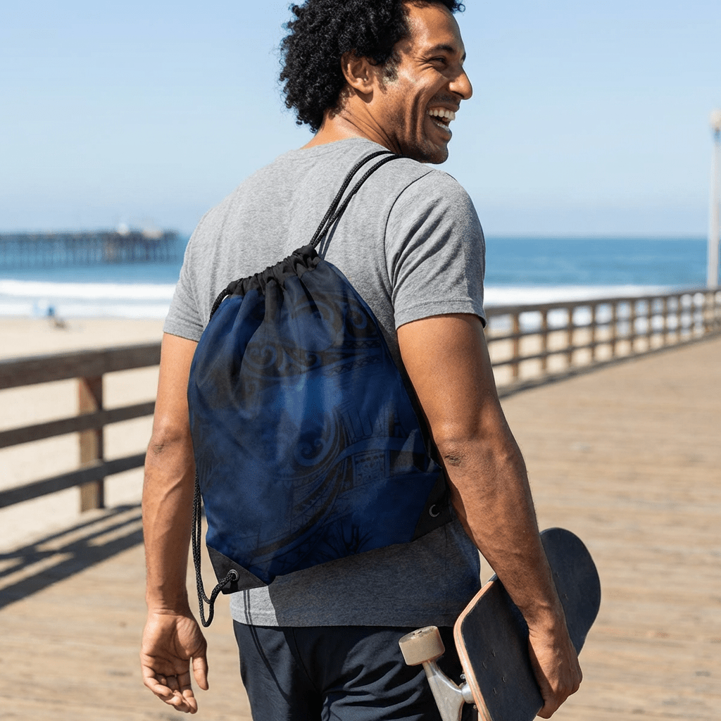 Midnight Essence Drawstring Cinch Bag One size The Local Banyan