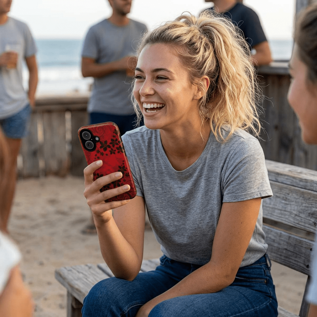 Keahi Pua Magnetic Case for iPhone iPhone 16 Matte The Local Banyan