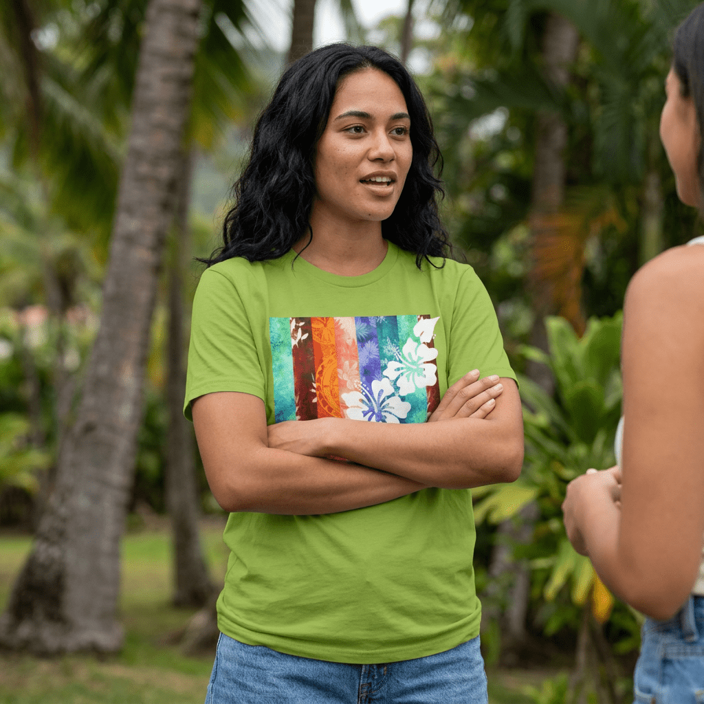 Tropical Vibes Soft Style Tee Daisy S The Local Banyan