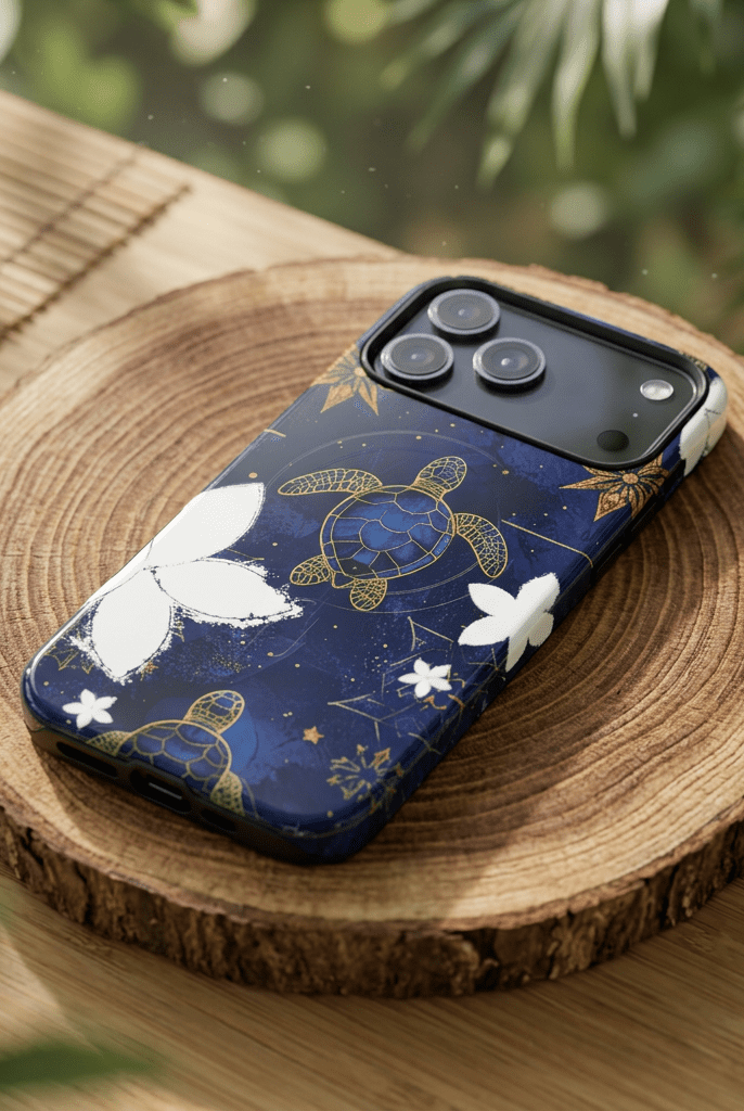 Tapa Hoku Honu Magnetic Case for iPhone iPhone 17 Air Glossy The Local Banyan