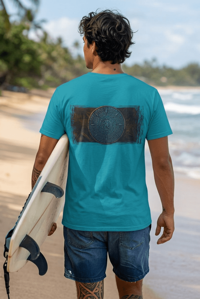 Makau Mana Soft Style Tee Tropical Blue S The Local Banyan