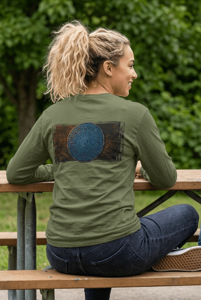 Makau Mana Garment Dyed Long Sleeve Tee White S The Local Banyan