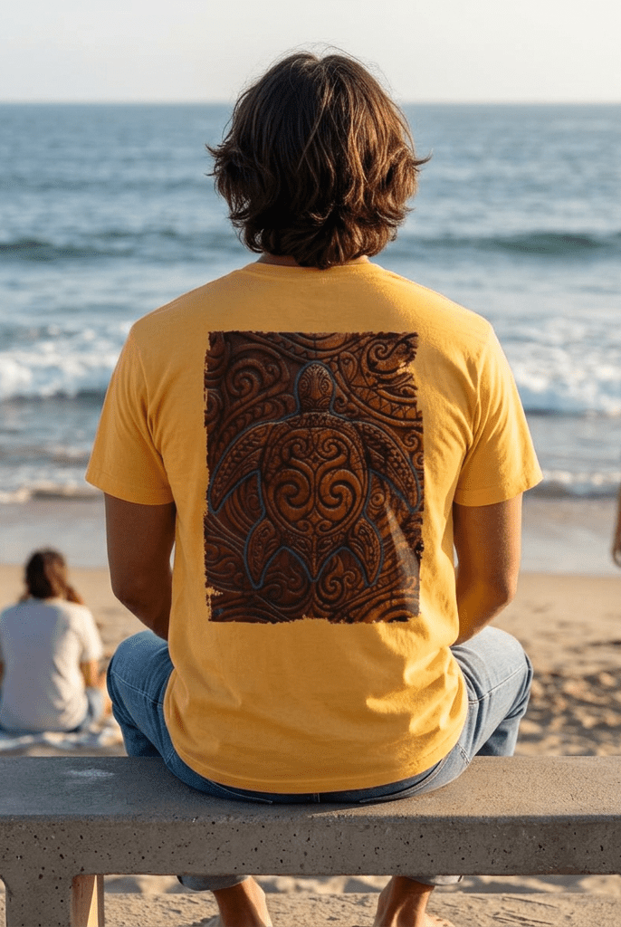 Koa Voyager Garment-Dyed Tee Citrus S The Local Banyan