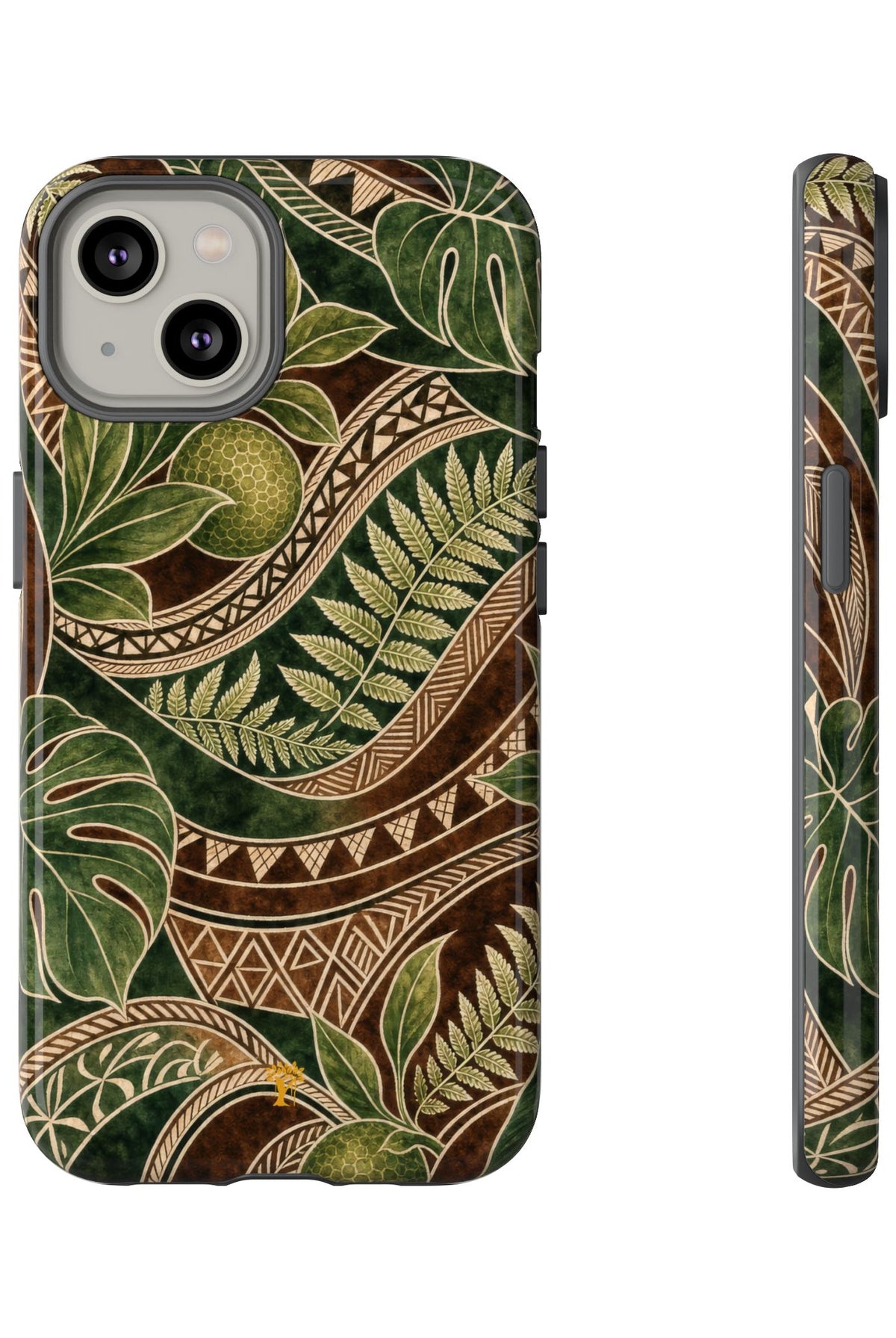 Tapa Honua Tough Case for iPhone iPhone 14 Glossy The Local Banyan