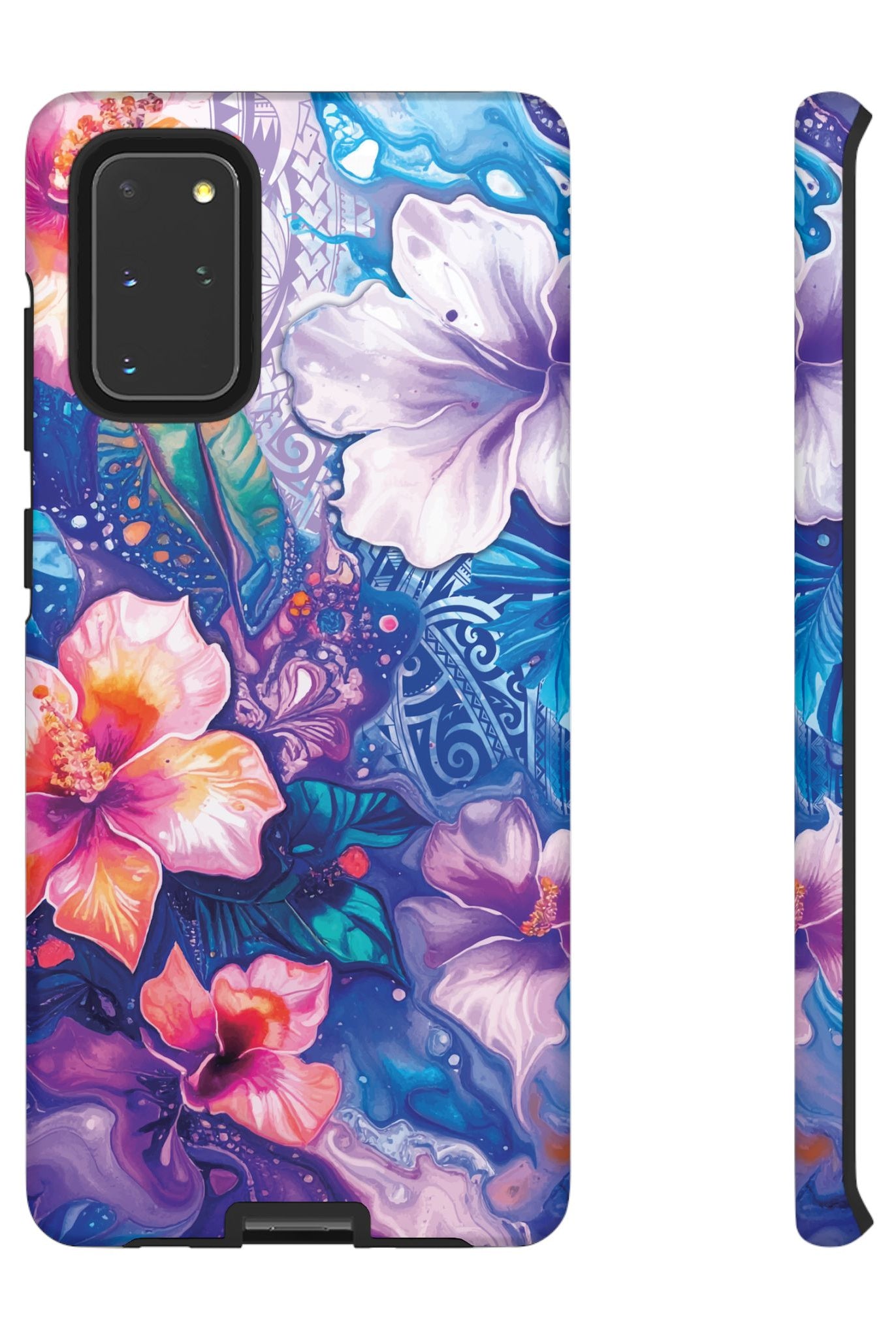 Aloha Wai Tough Samsung Galaxy Case Samsung Galaxy S20+ Matte - Hawaiian Aloha Tropical Floral Design - The Local Banyan