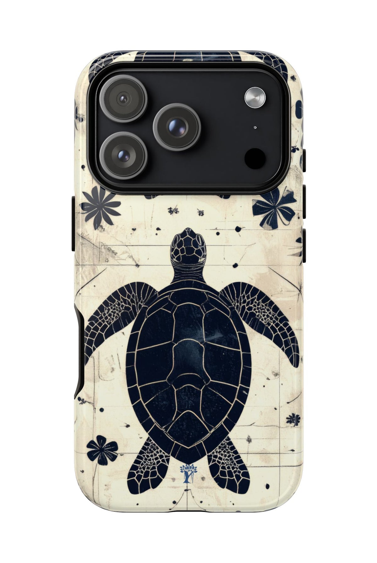 Tapa Keʻa Honu Tough Case for iPhone iPhone 17 Pro Glossy The Local Banyan