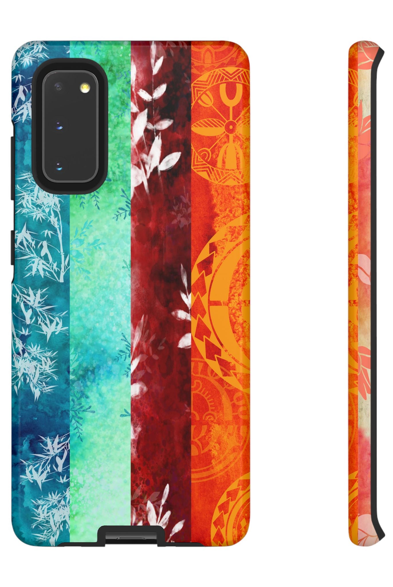 Island Vibes Tough Samsung Galaxy Case Samsung Galaxy S20 Glossy - Hawaiian Colorful Tropical Floral Design - The Local Banyan