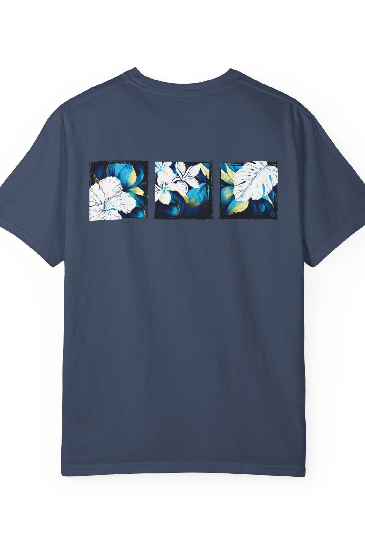 Coastal Bloom Garment Dyed Tee Red S The Local Banyan