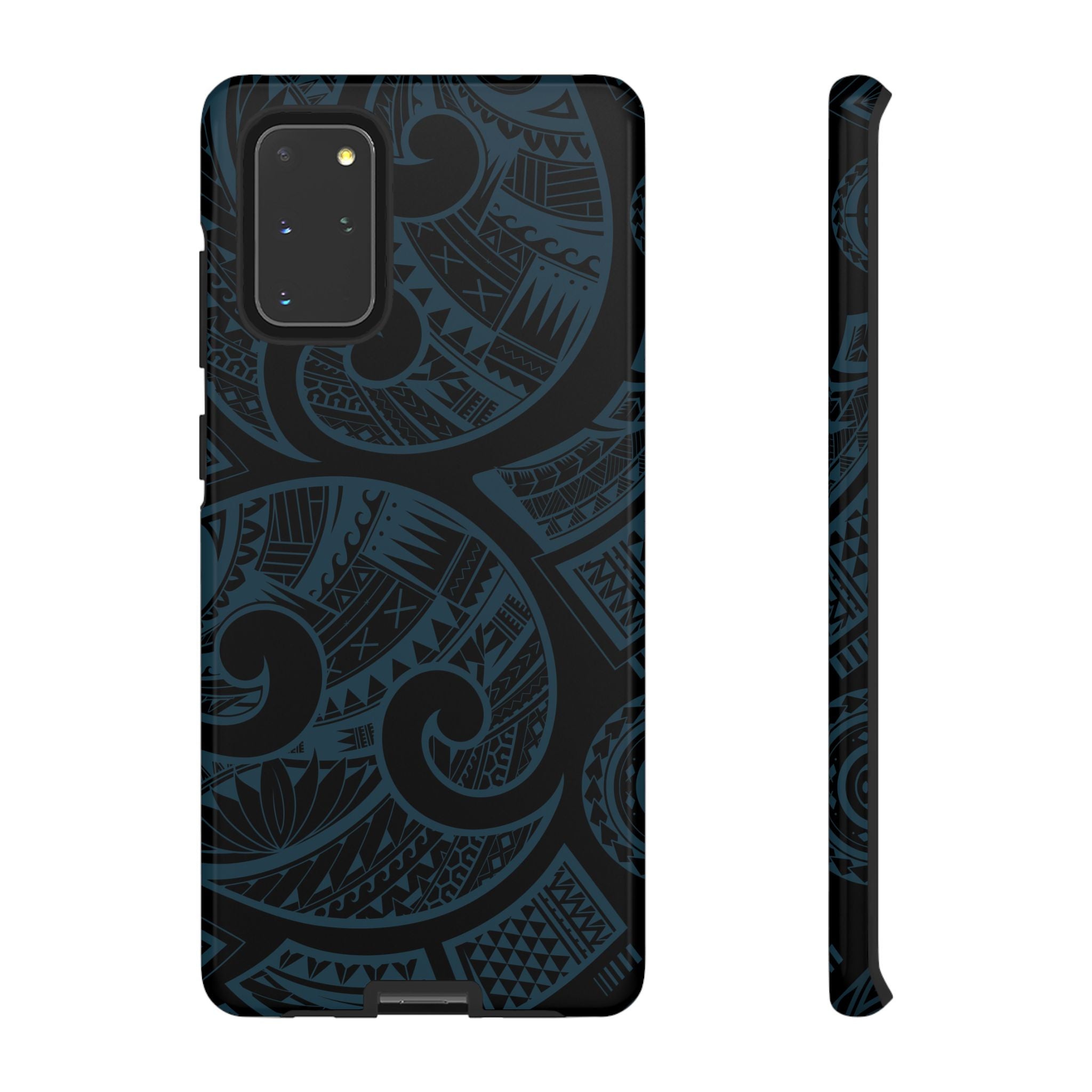 Island Tribal Royal Teal Tough Case for Samsung Galaxy Phone Case The Local Banyan Samsung Galaxy S20+ Glossy