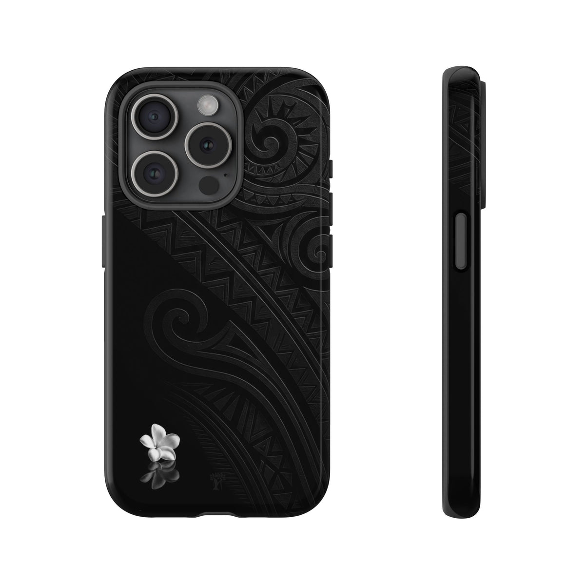 Plumeria Aka Tough Case for iPhone iPhone 15 Pro Glossy The Local Banyan