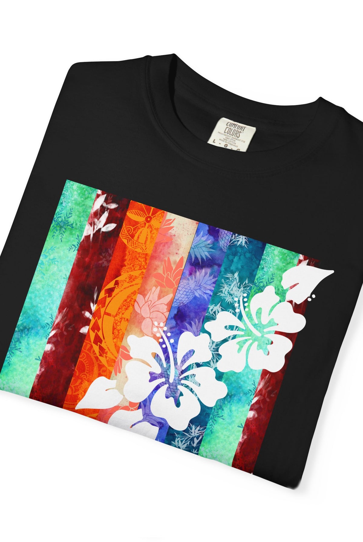 Tropical Vibes Soft Style Tee Red S The Local Banyan