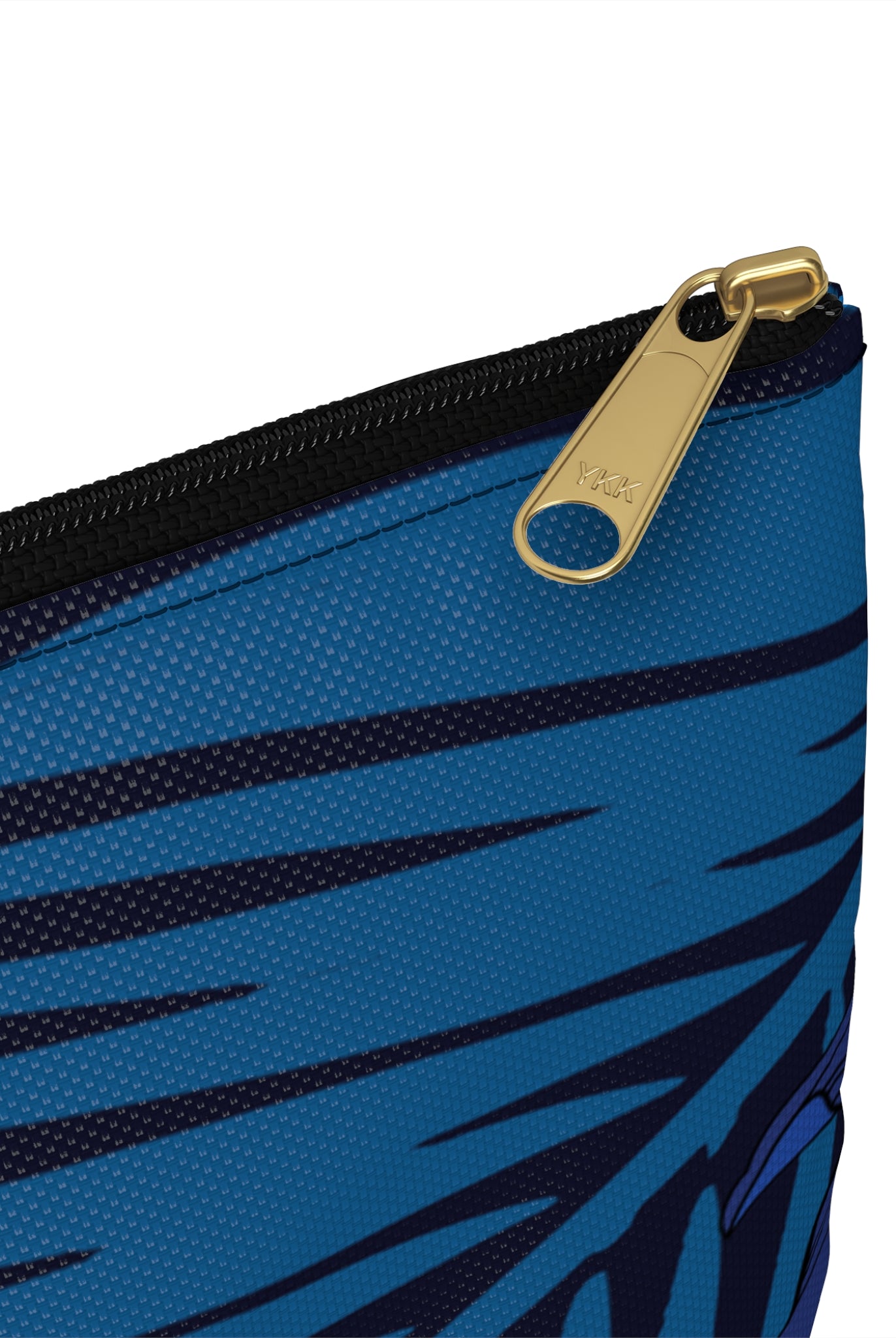 Deep Blue Hibiscus Travel Pouch Bag Pouches The Local Banyan