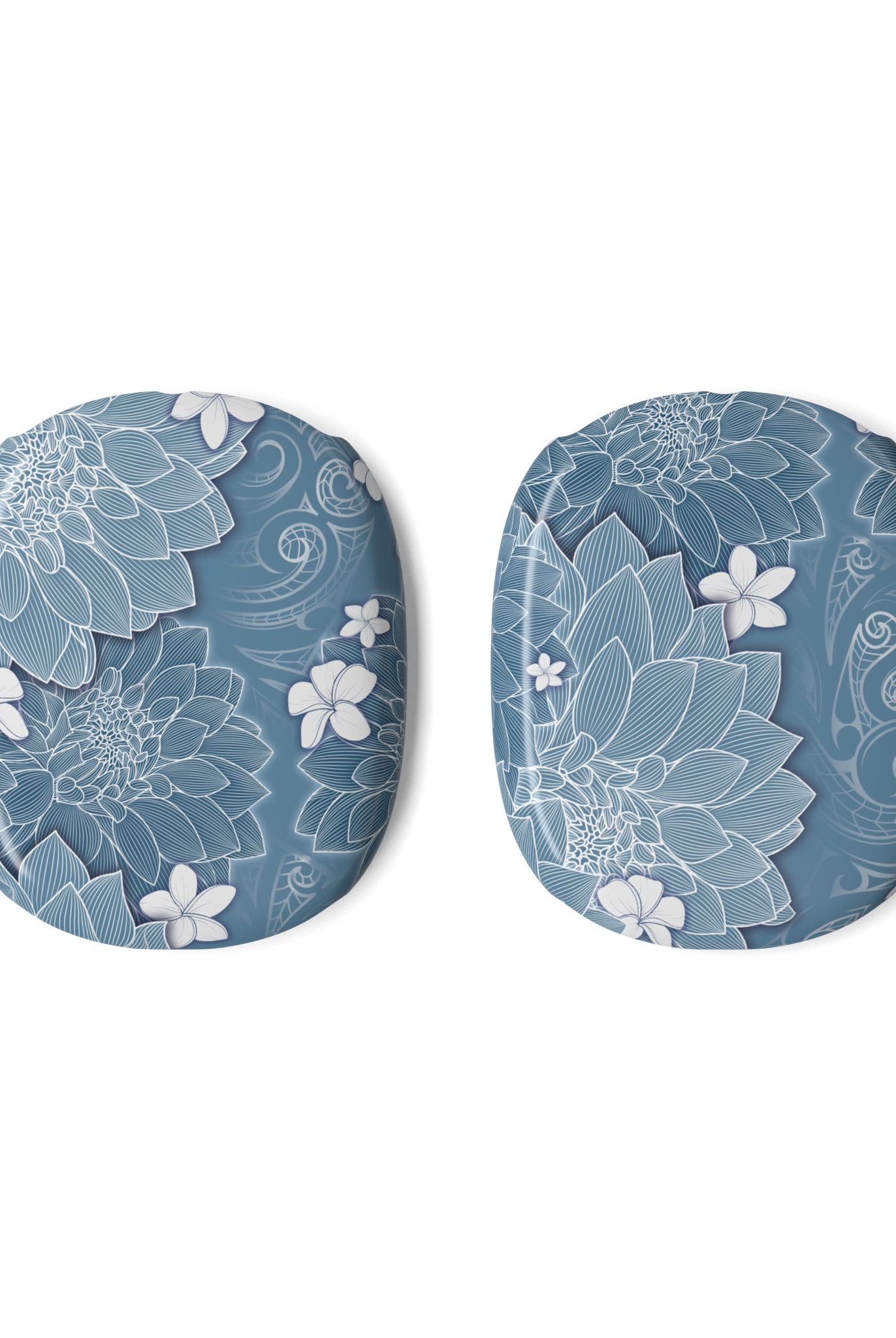 Pua Lani AirPod Max Protective Case Cover Headphone Accessories The Local Banyan Glossy AirPods Max White