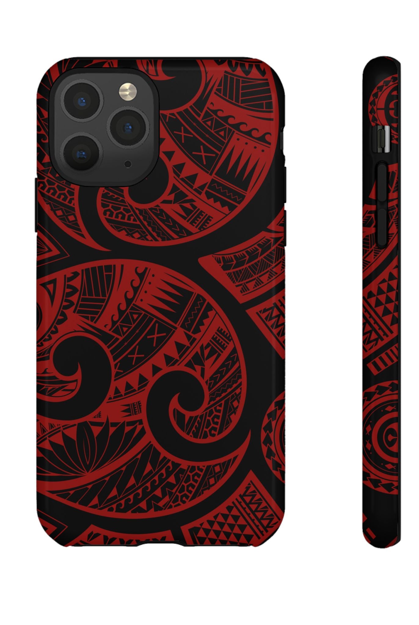 Island Tribal Red Tough Case for iPhone Phone Case The Local Banyan