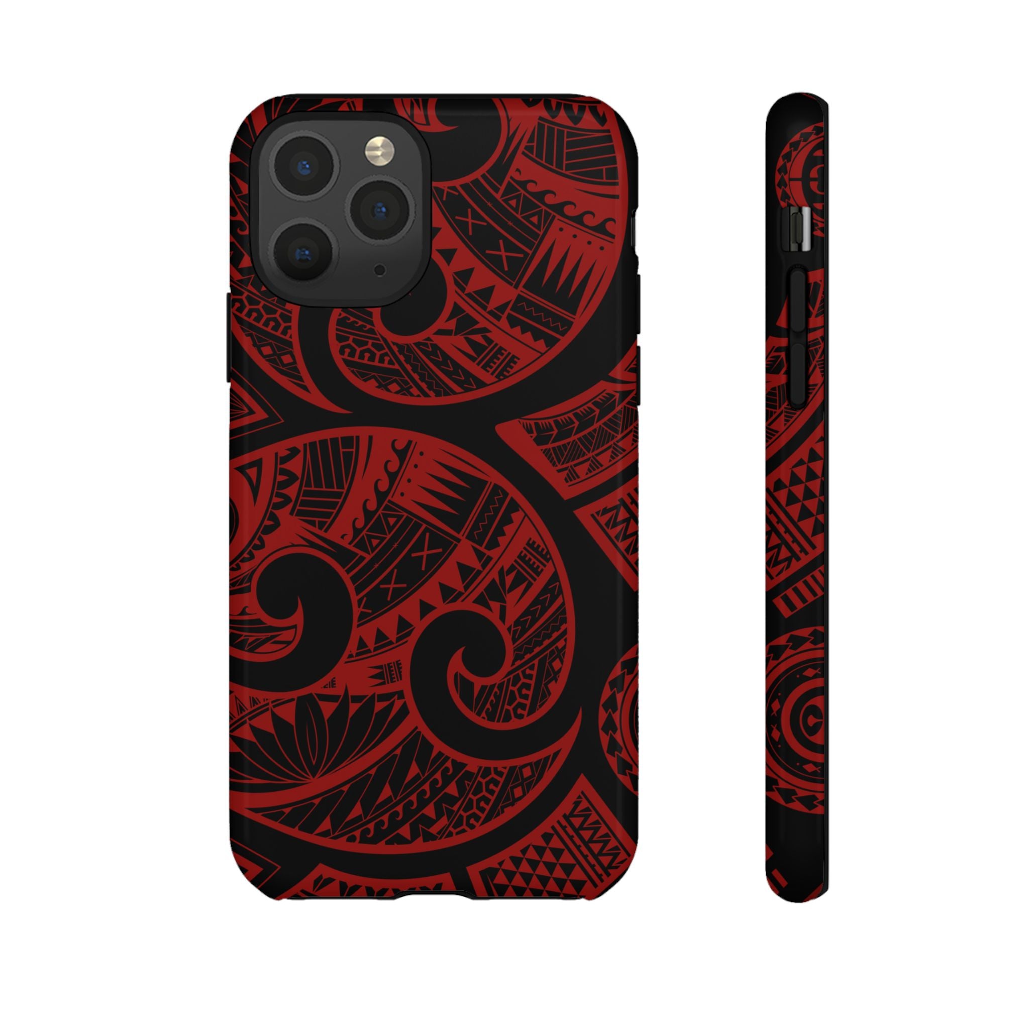 Island Tribal Red Tough Case for iPhone Phone Case The Local Banyan