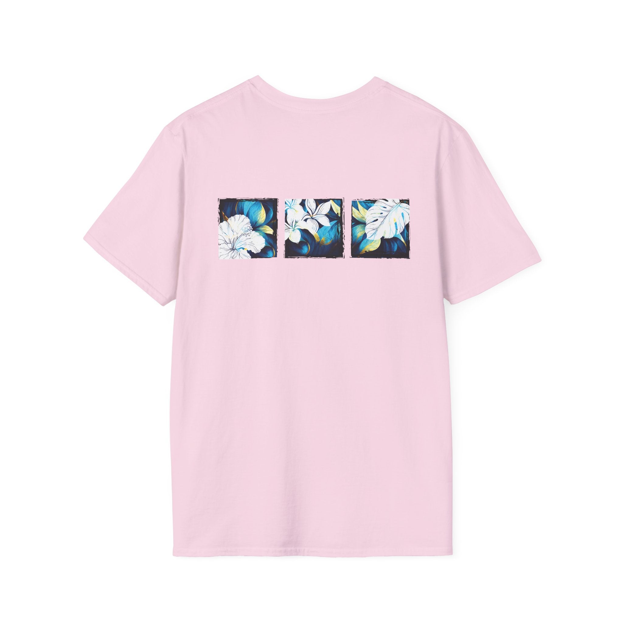 Coastal Bloom Soft Style Tee T-Shirt The Local Banyan S Light Pink