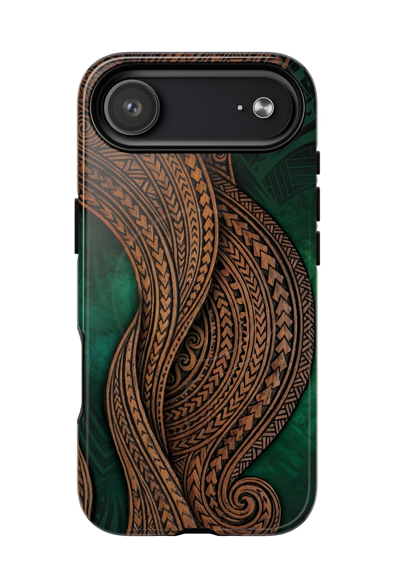Island Kalai MagSafe iPhone Case Side View - Dual Layer Drop Protection Hawaiian Phone Case - The Local Banyan