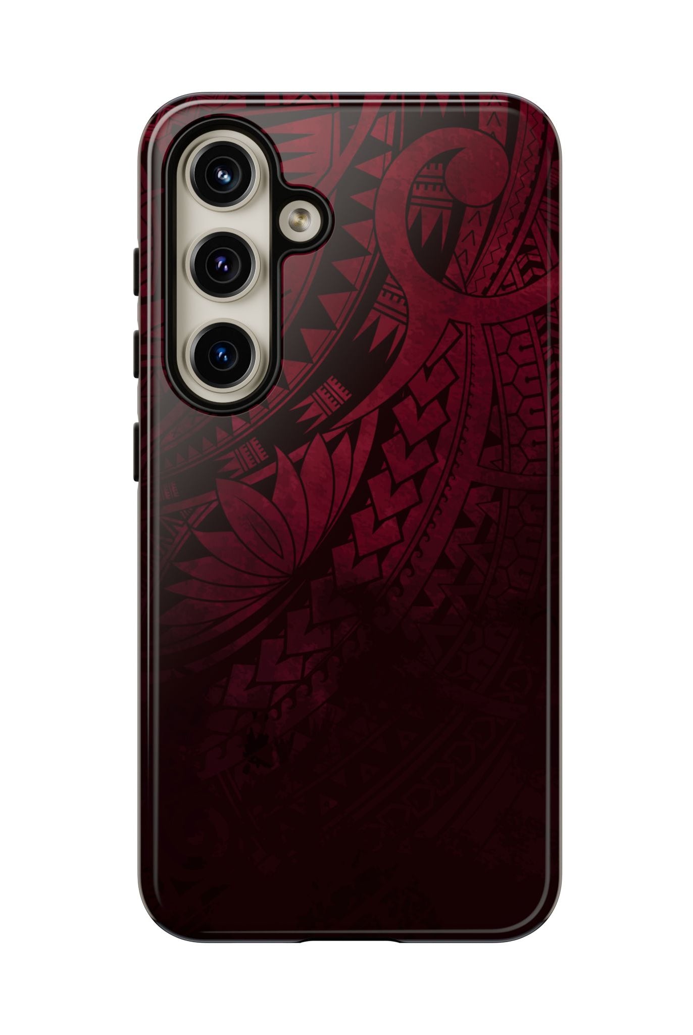 Eternal Ember Tough Samsung Galaxy Case Side View - Dual Layer Drop Protection Hawaiian Phone Case - The Local Banyan