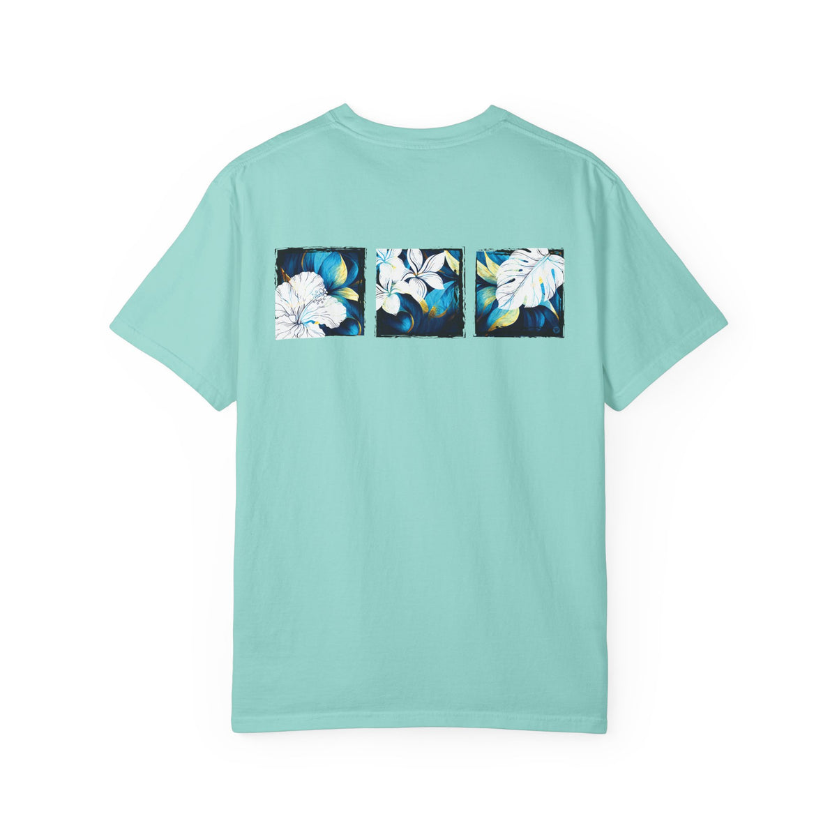 Coastal Bloom Garment Dyed Tee Red S The Local Banyan