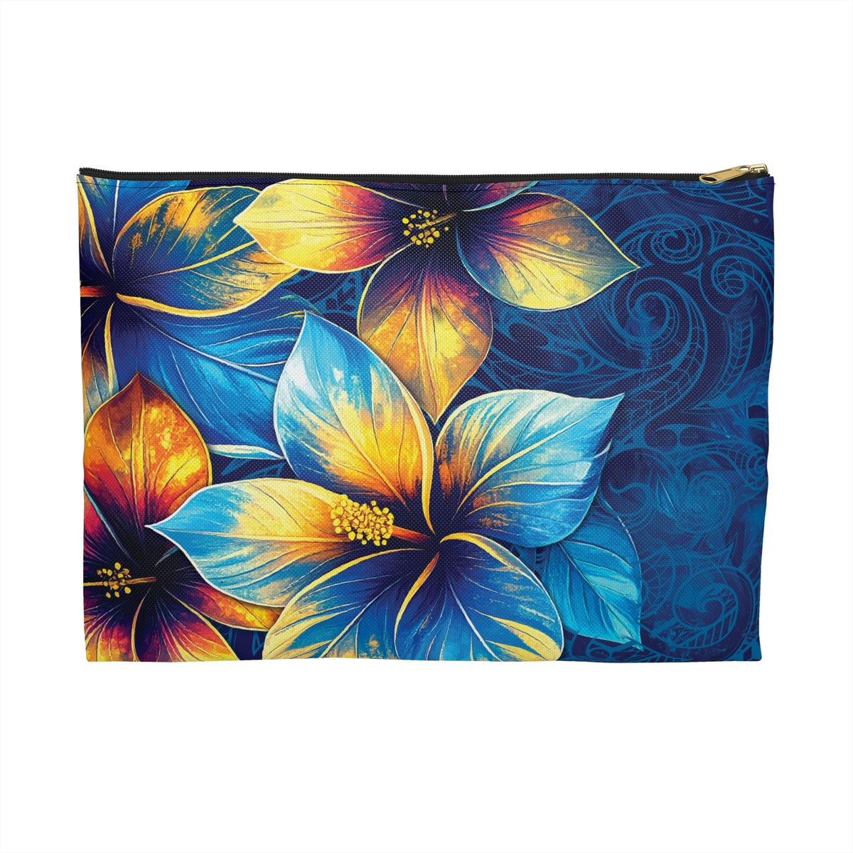 Pua La Travel Pouch Large Black zipper The Local Banyan