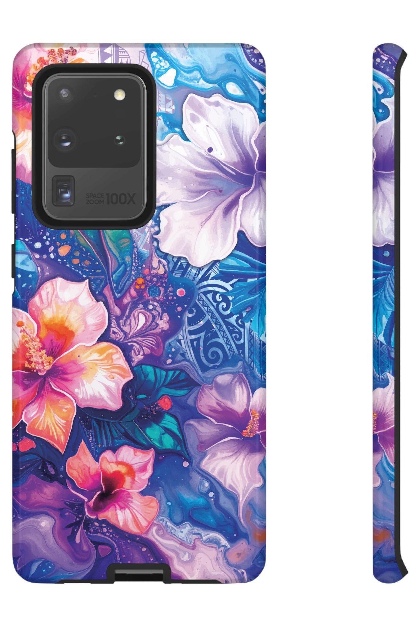 Aloha Wai Tough Samsung Galaxy Case Samsung Galaxy S20 Ultra Glossy - Hawaiian Aloha Tropical Floral Design - The Local Banyan