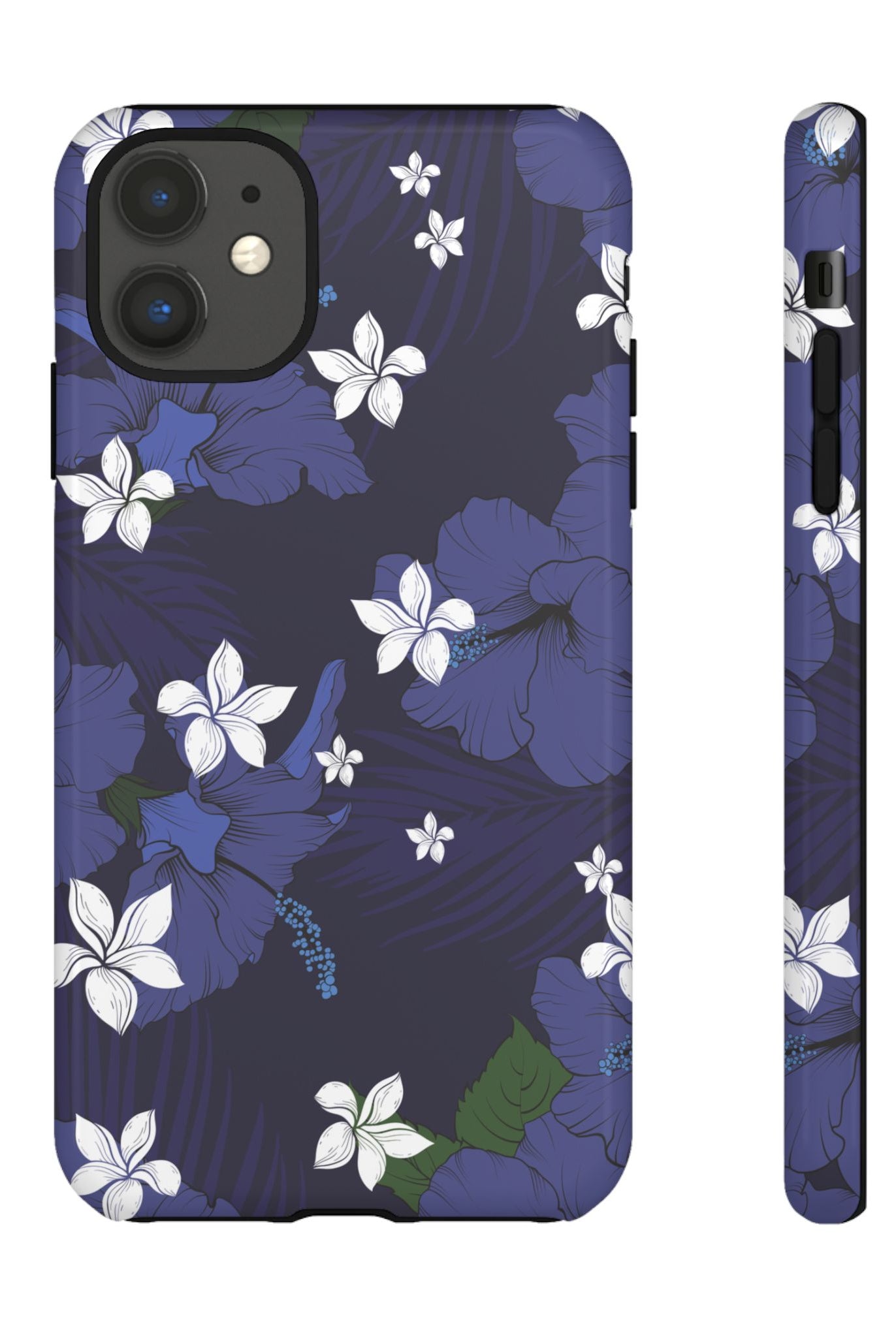 Vintage Blue Tough Case for iPhone Phone Case The Local Banyan iPhone 11 Glossy