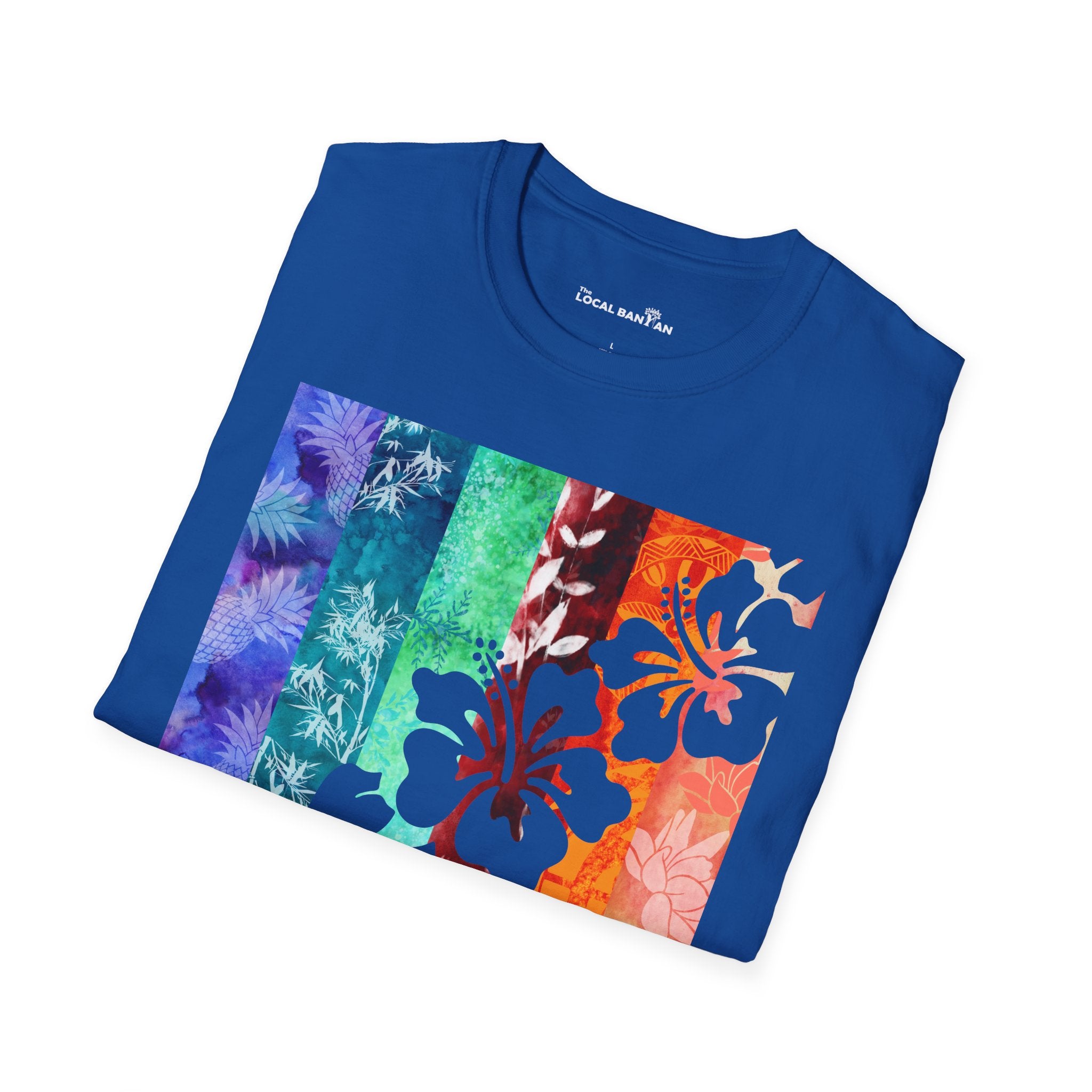 Tropical Vibes Soft Style Tee T-Shirt The Local Banyan Royal S