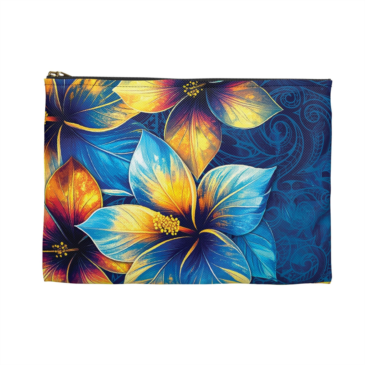 Pua La Travel Pouch Small White zipper The Local Banyan