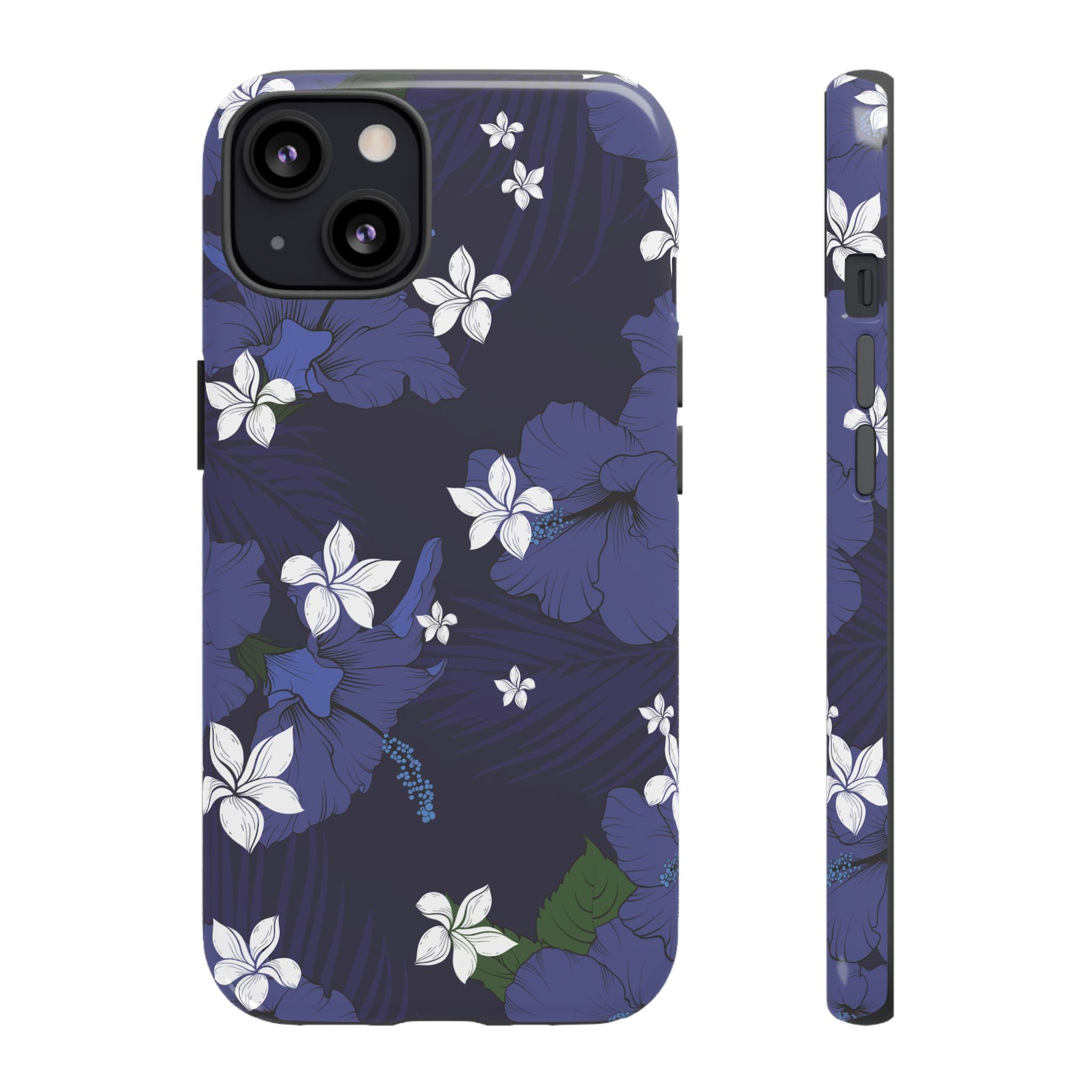 Vintage Blue Tough Case for iPhone Phone Case The Local Banyan iPhone 13 Glossy