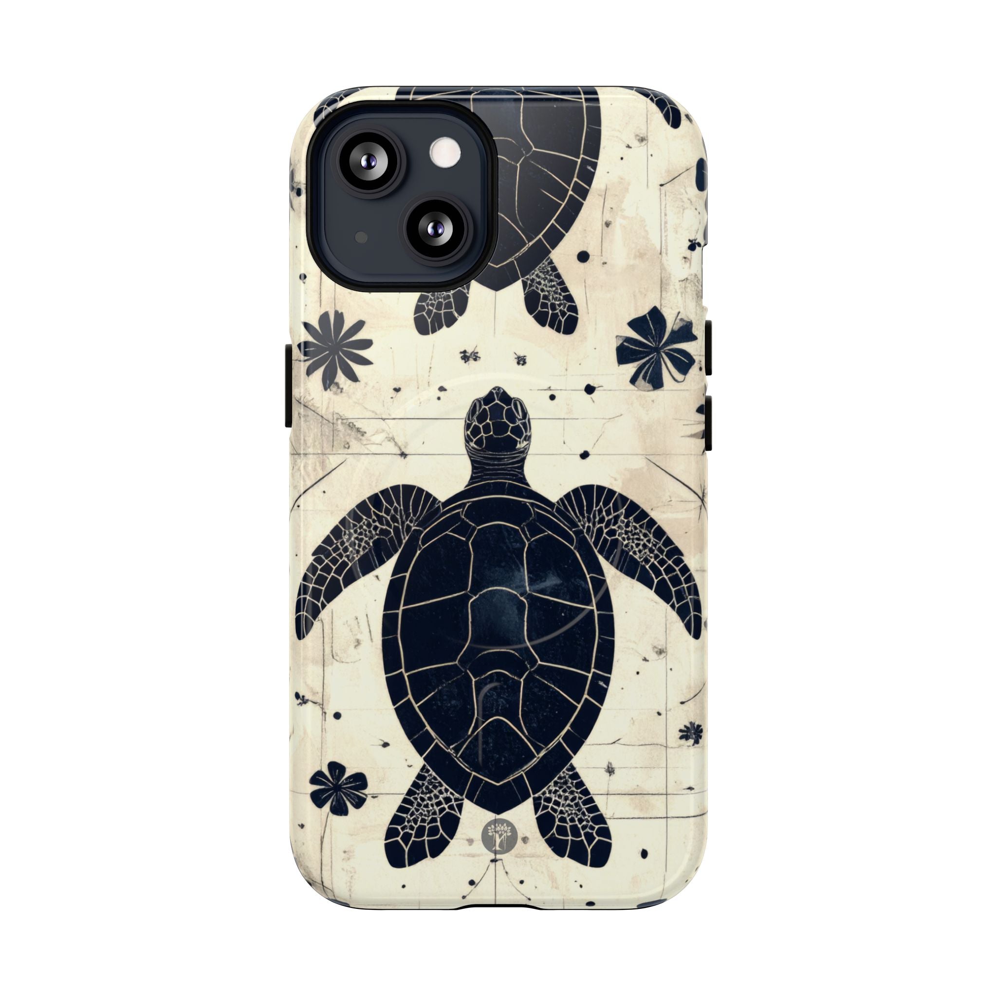 Tapa Keʻa Honu Magnetic Case for iPhone iPhone 13 Glossy The Local Banyan