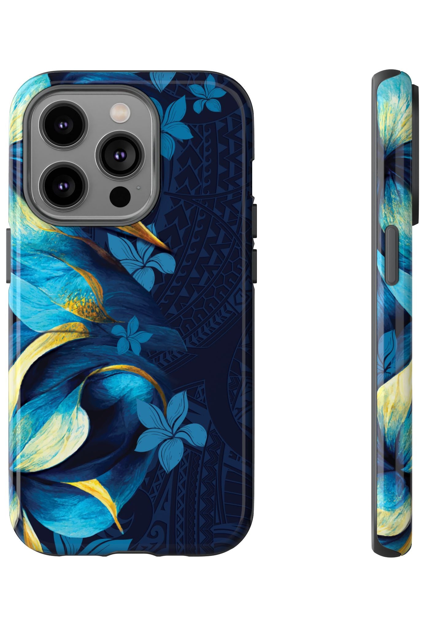 Pō Mahina Tough Case for iPhone Phone Case The Local Banyan iPhone 14 Pro Glossy