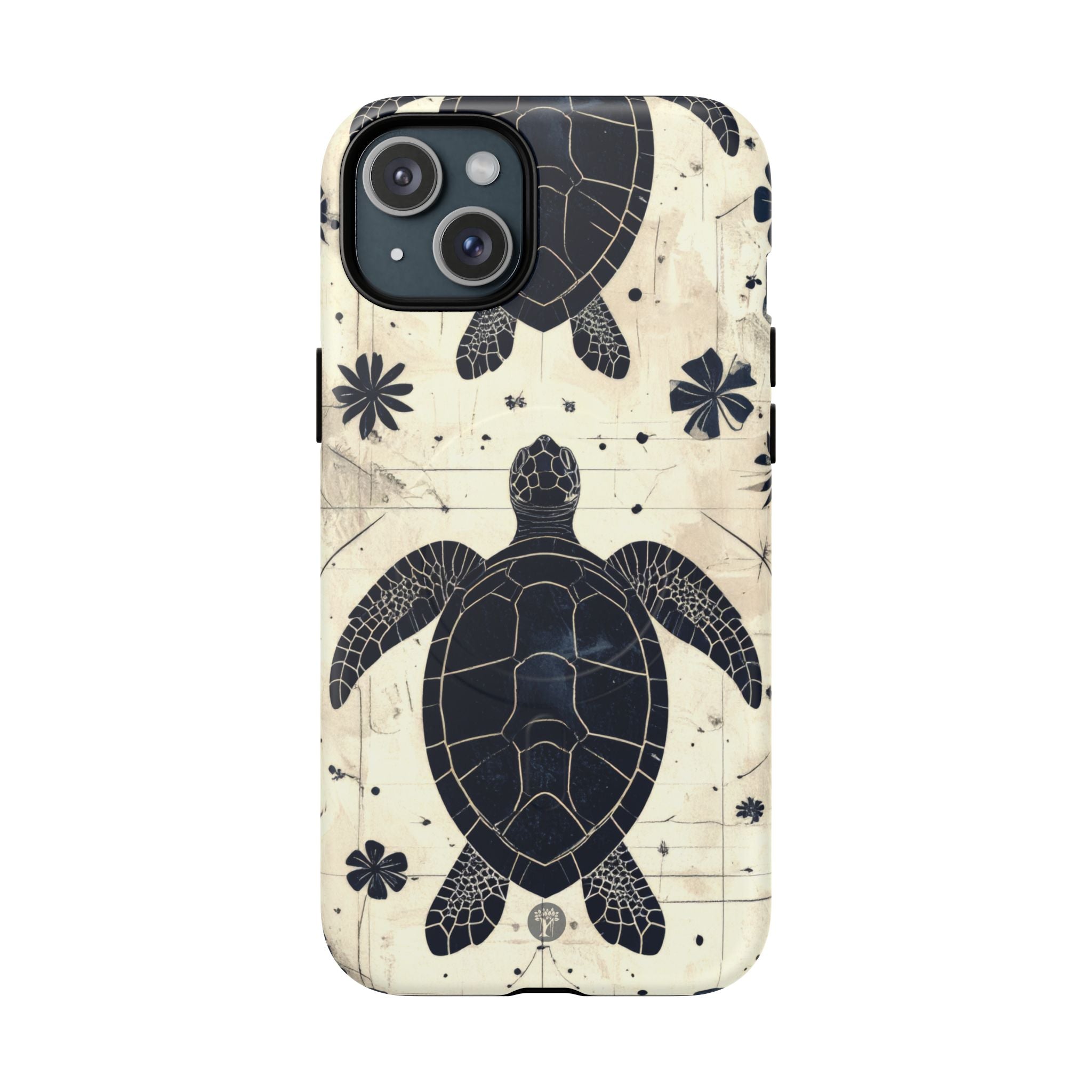 Tapa Keʻa Honu Magnetic Case for iPhone iPhone 15 Plus Matte The Local Banyan
