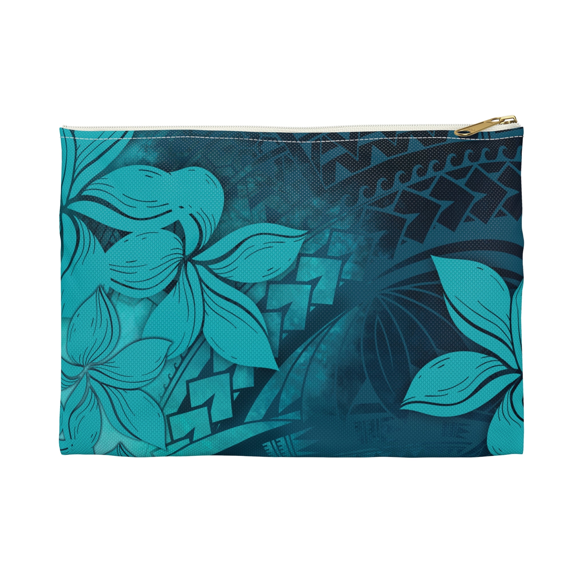 Moana Bloom Travel Pouch Pouches The Local Banyan Small White zipper