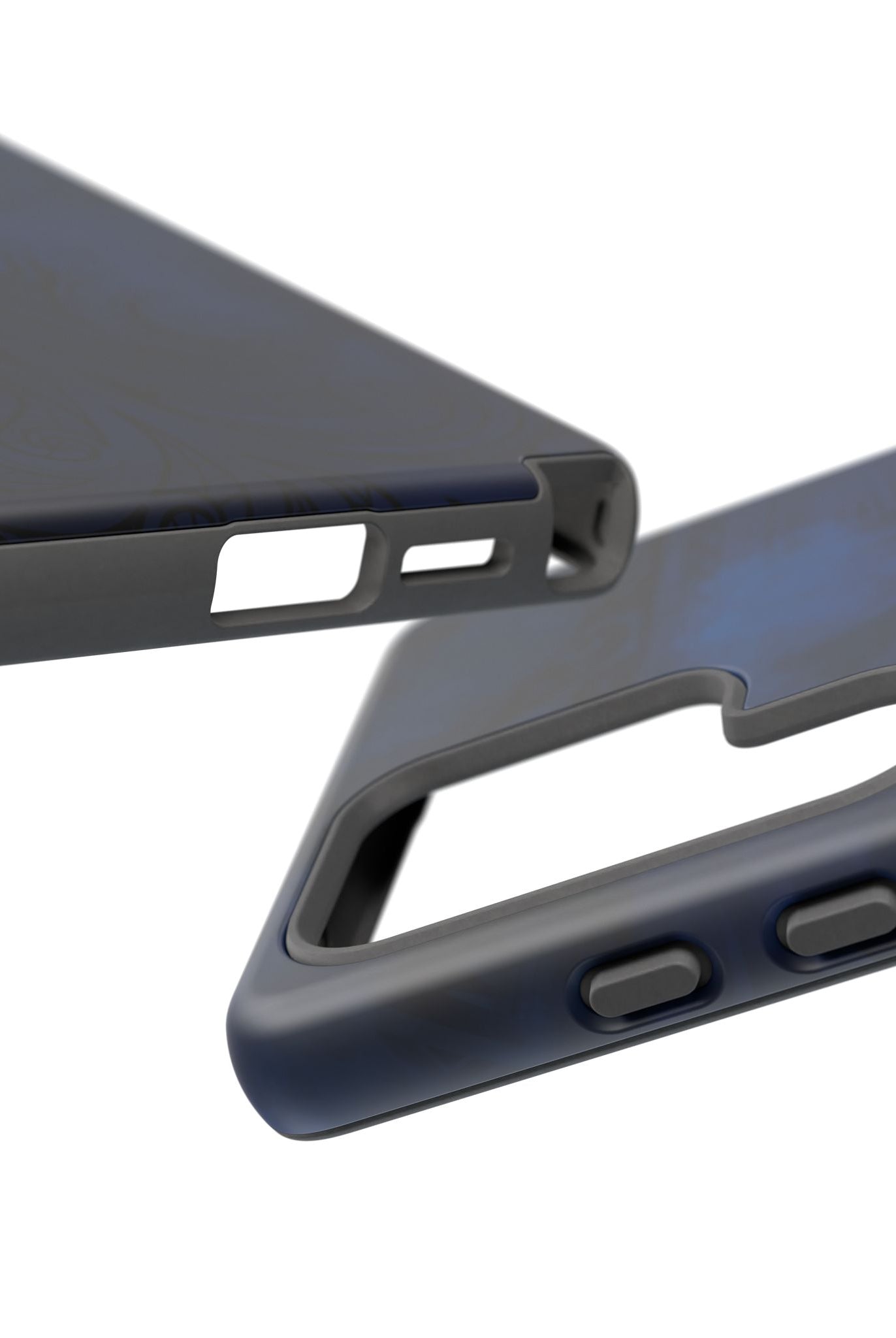 Midnight Essence Tough Samsung Galaxy Case Side View - Dual Layer Drop Protection Hawaiian Phone Case - The Local Banyan